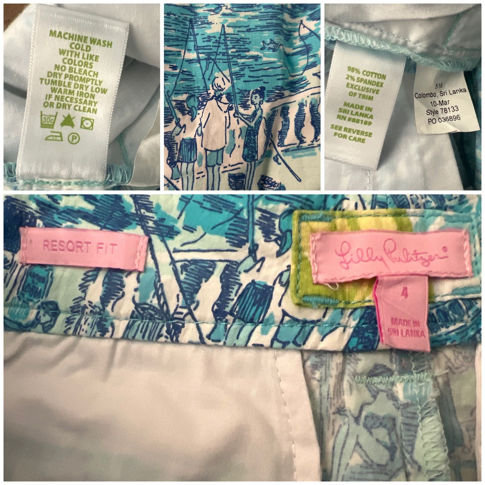 Lilly Pulitzer Lilly Pulitzer Resort Fit Bermuda Shorts Size 4 78133 Size 27" / US 4 / IT 40 - 8 Thumbnail