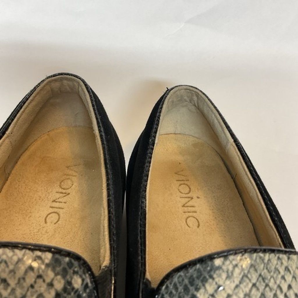 Vionic Vionic 356 MIDI Snake Leather Suede Slip On Loafers Women 9 Size US 9 / IT 39 - 5 Thumbnail