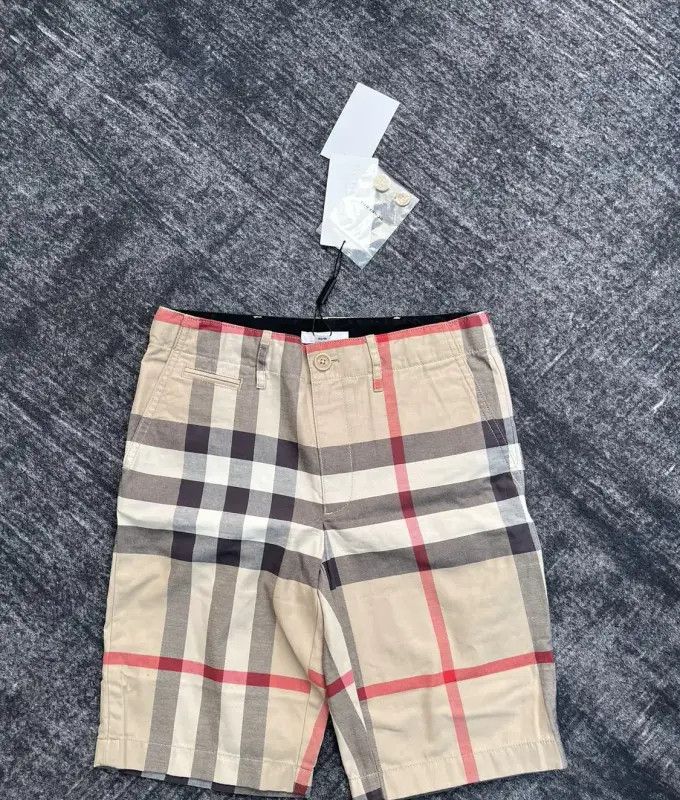 Burberry Burberry Khaki Check Summer Casual Shorts Size 23" - 1 Thumbnail