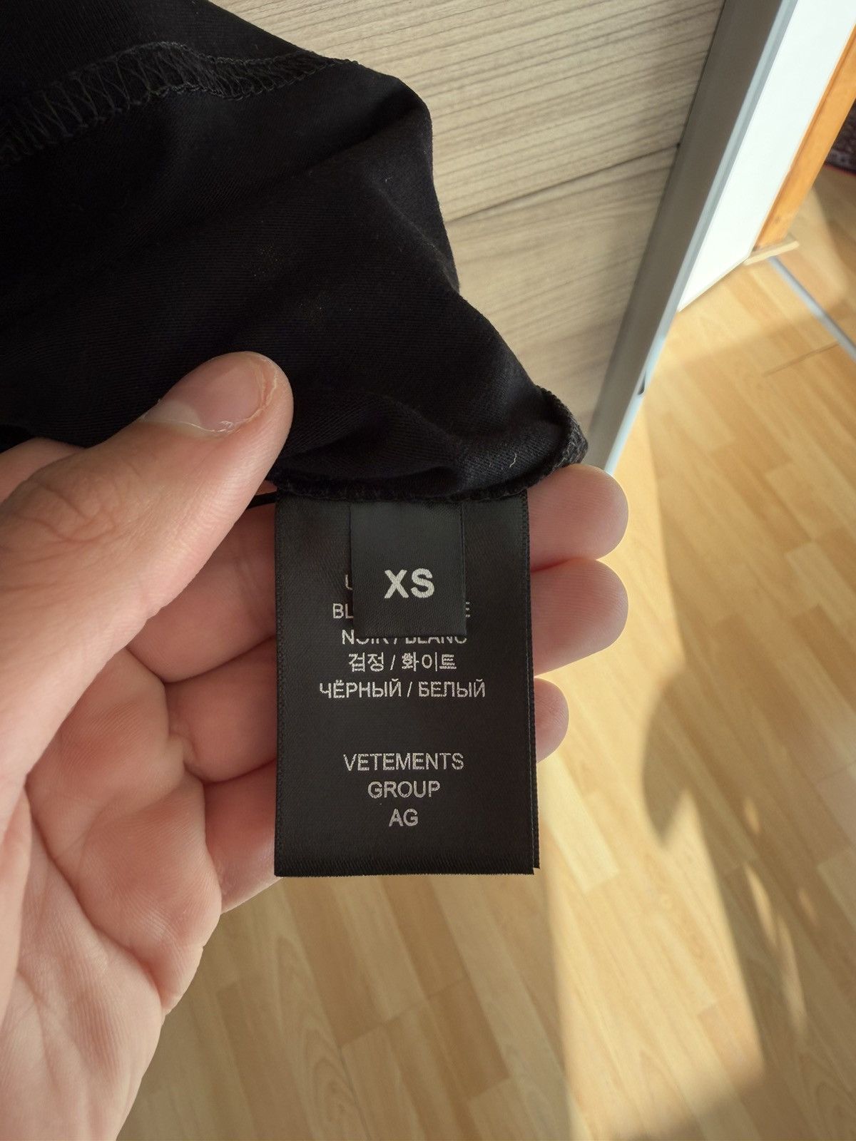 Vetements Vetements Logo T-shirt Size US XS / EU 42 / 0 - 8 Thumbnail