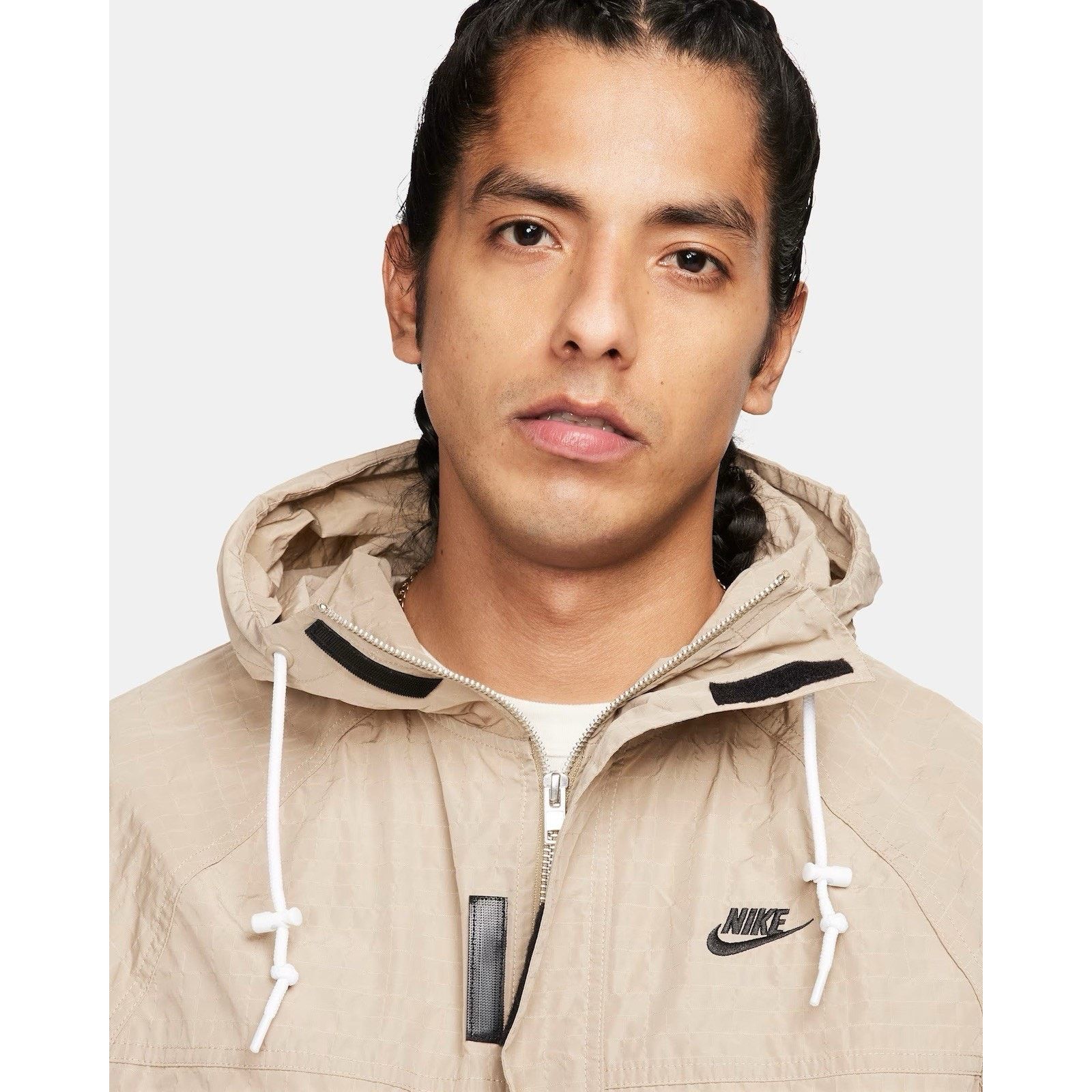 Nike Nike Club Woven Bandon Full Zip Hooded Jacket FN3108-247 Size US L / EU 52-54 / 3 - 3 Thumbnail