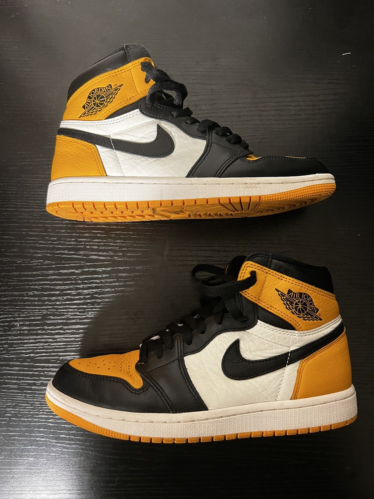 low top yellow jordan 1