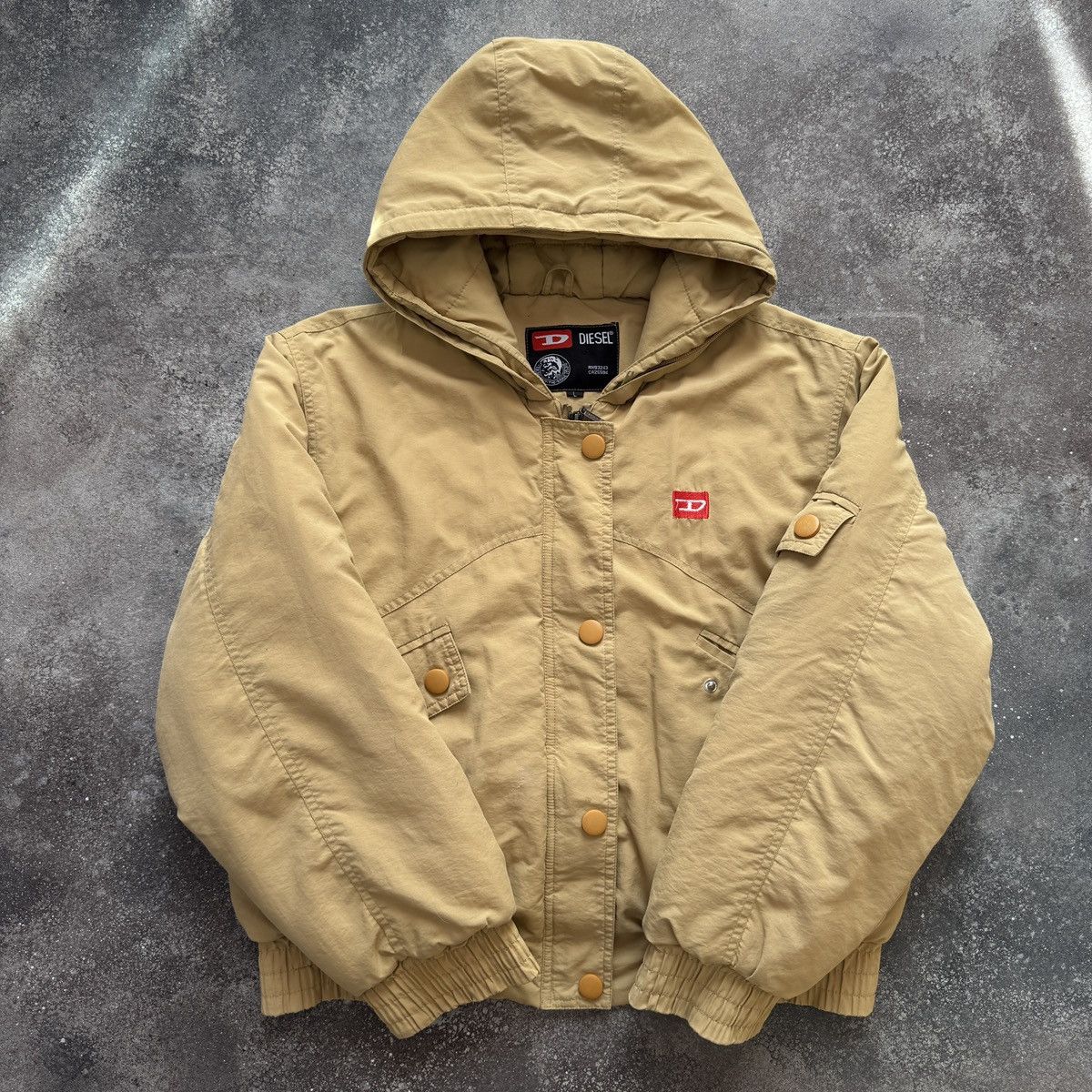 Diesel Diesel Vintage Y2K Boxy Fit Unisex Cropped Bomber Jacket Size US M / EU 48-50 / 2 - 2 Thumbnail