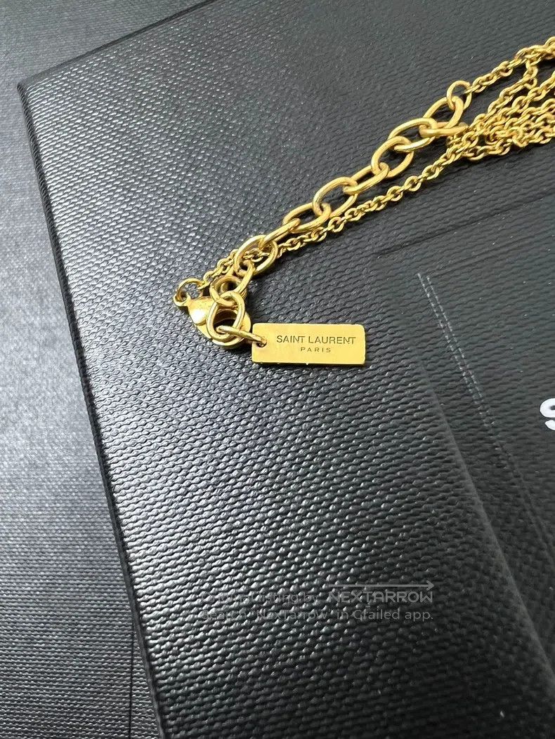 Saint Laurent Paris Saint Laurent Paris Golden Lobster Pendant Necklace Size ONE SIZE - 5 Thumbnail