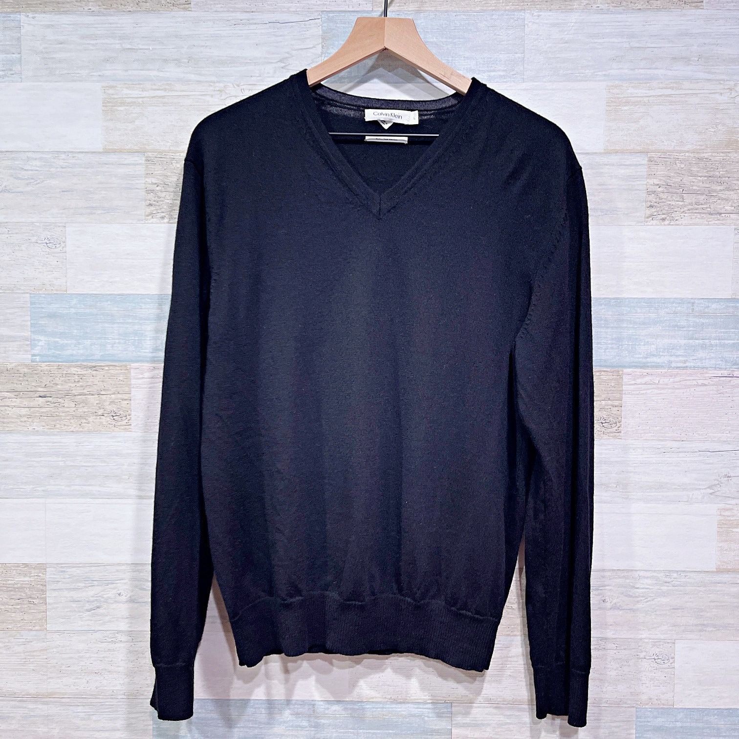 Calvin Klein Calvin Klein 100% Extra Fine Merino Wool Sweater Mens L Size US L / EU 52-54 / 3 - 1 Thumbnail