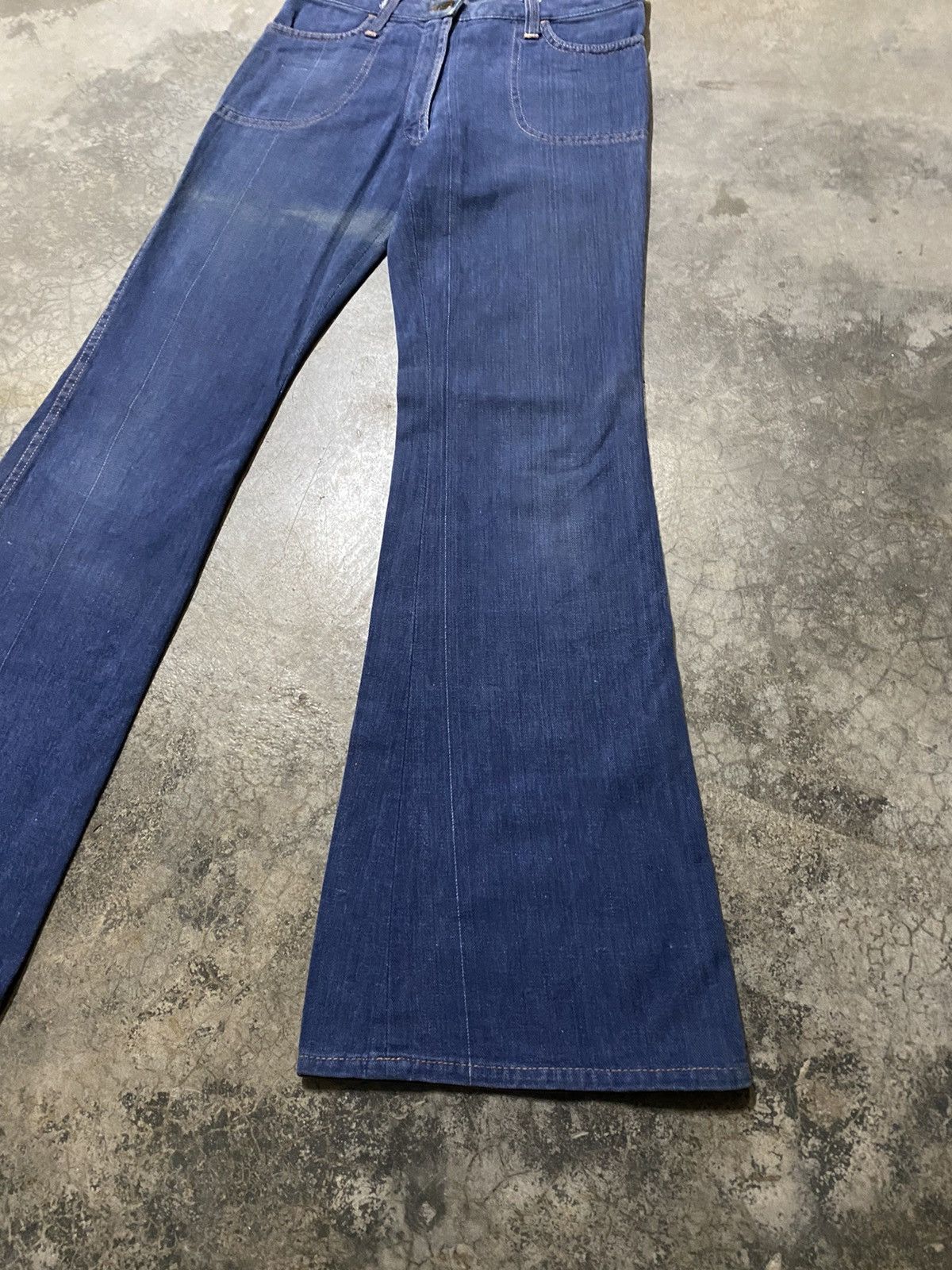 Vintage Flare Jeans Vintage X-West Canton Made in Usa Size US 29 - 9 Thumbnail