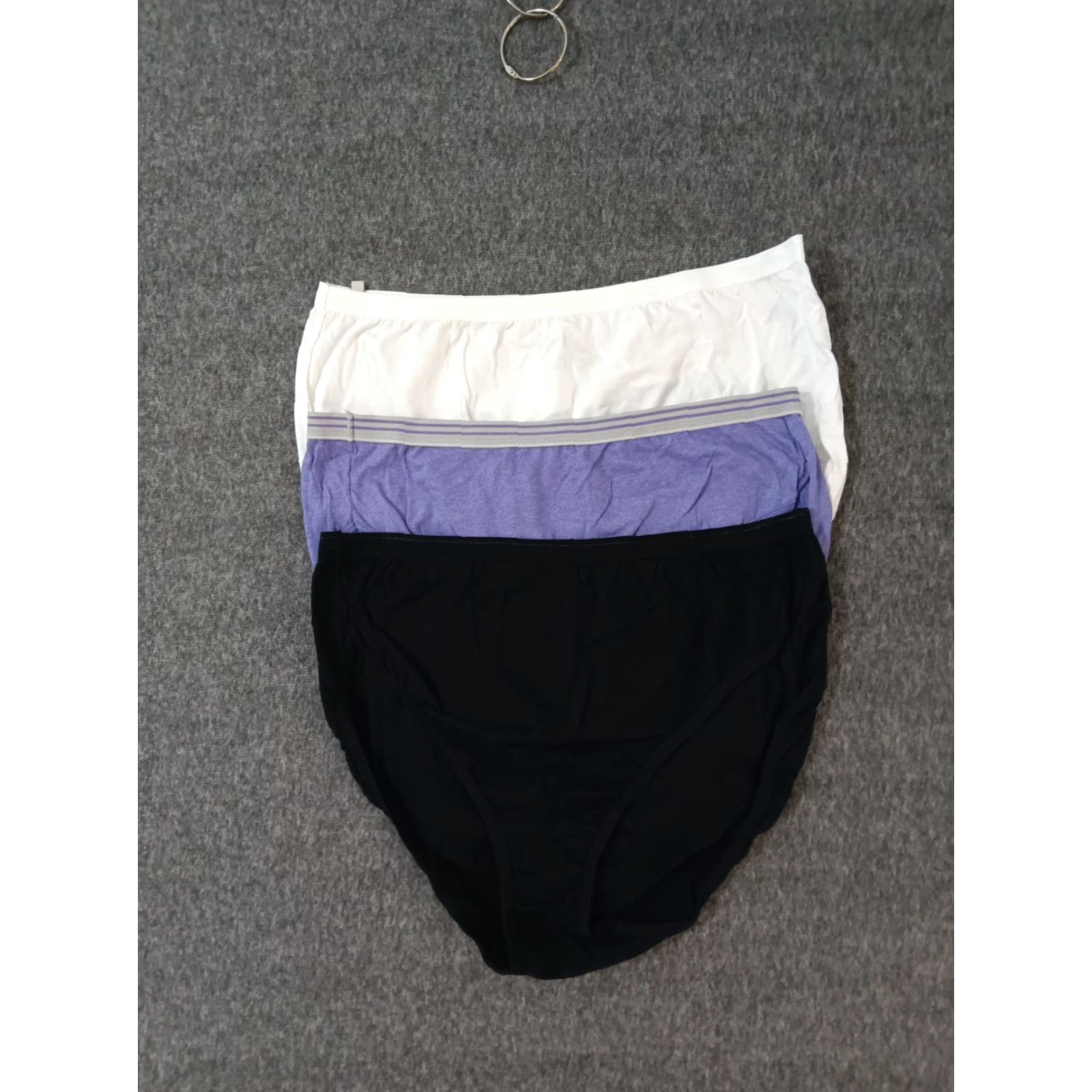 Fruit Of The Loom Fruit Of The Loom Juniors Women's Panties Brief Underwear Multicolor 3-Pack Size 30" / US 8 / IT 44 - 2 Thumbnail