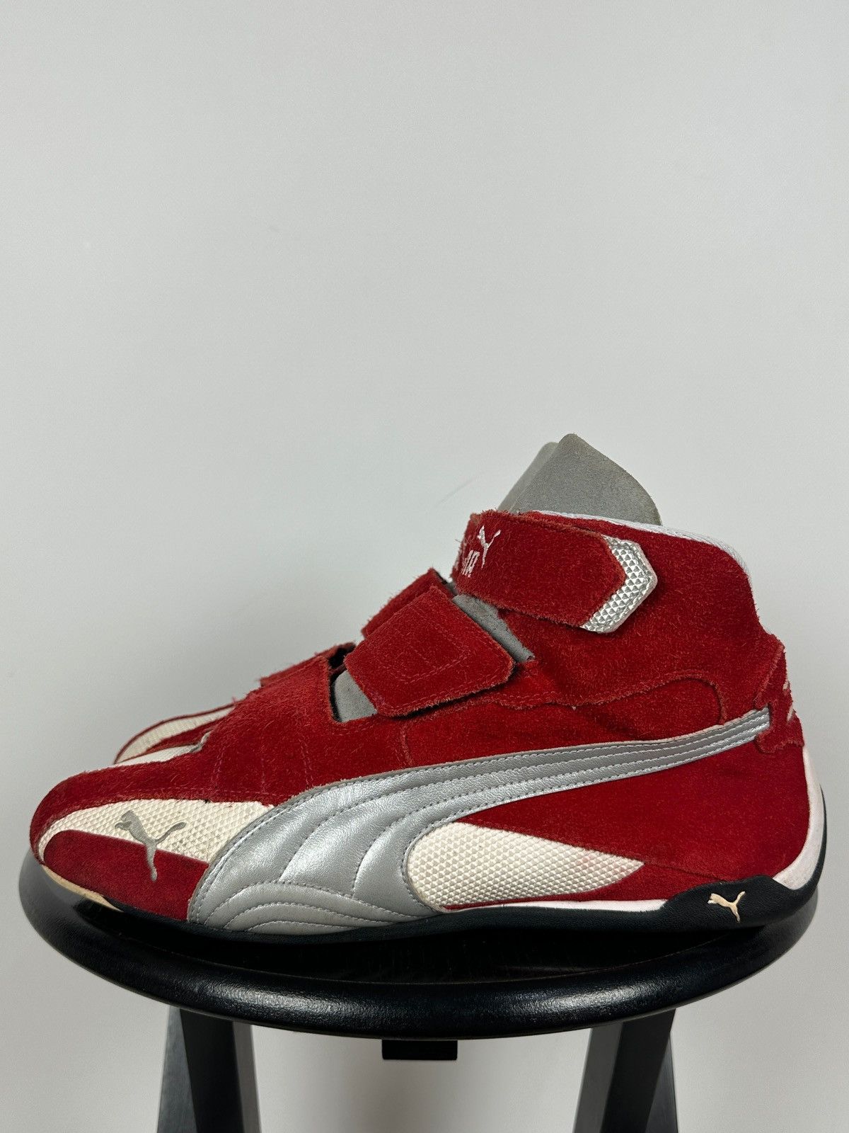 Puma Vintage Puma F1 KartCat SpeedCat Red Suede Sneakers Size US 10 / EU 43 - 5 Thumbnail