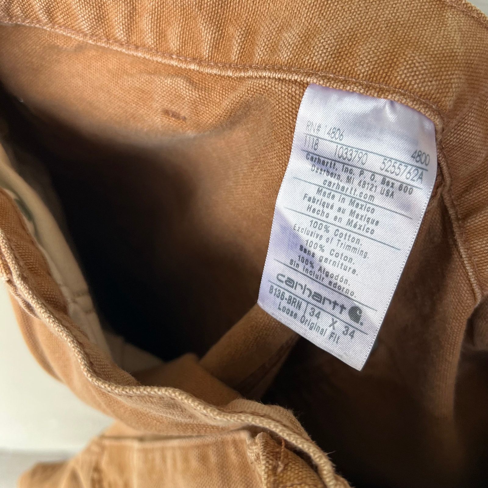 Carhartt × Vintage Carhartt brown double knee work wear carpenter pants Size US 31 - 7 Thumbnail