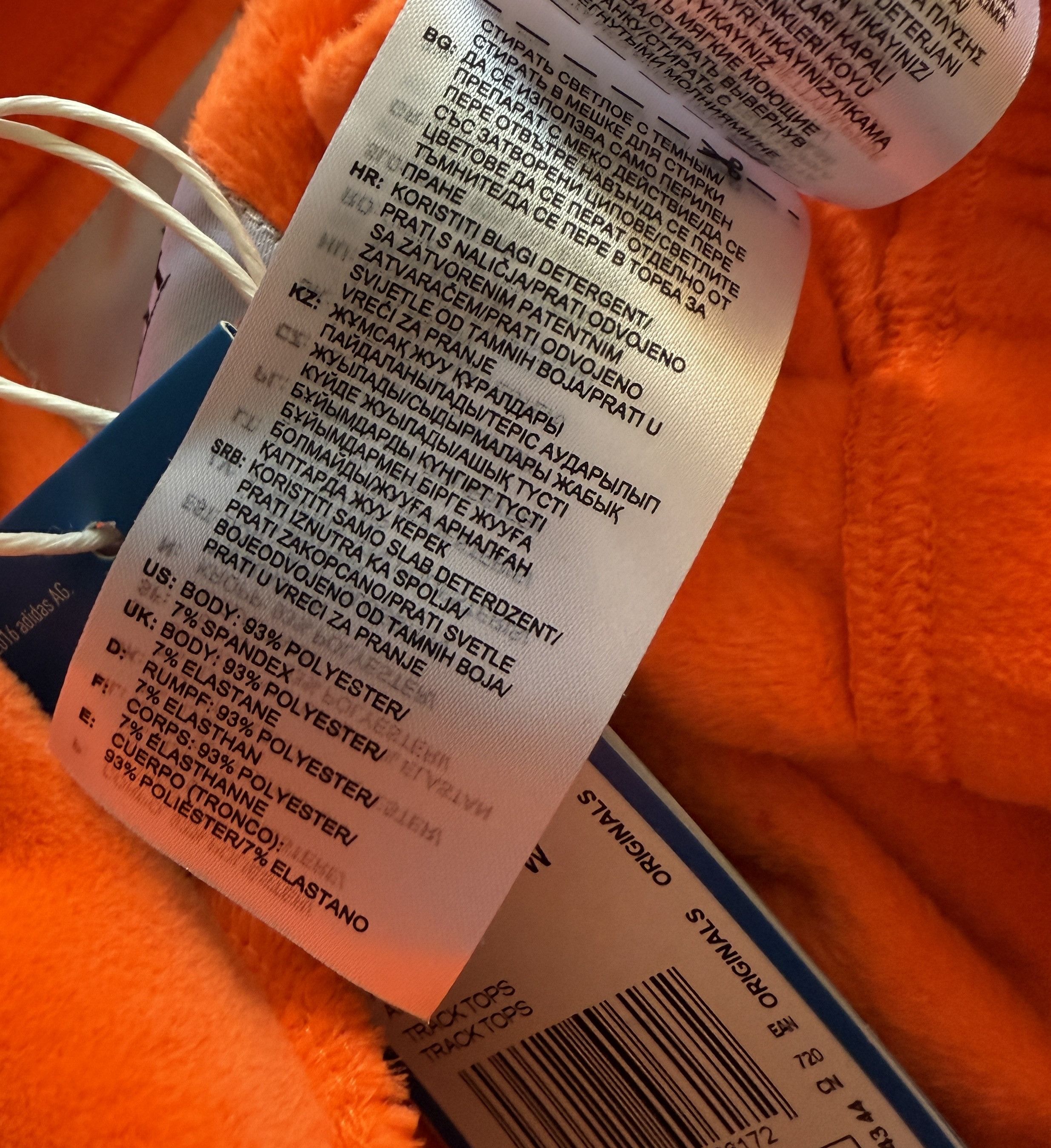Adidas × Jeremy Scott adidas Originals x Jeremy Scott TRACK TOP orange H50966 Size L / US 10 / IT 46 - 9 Thumbnail