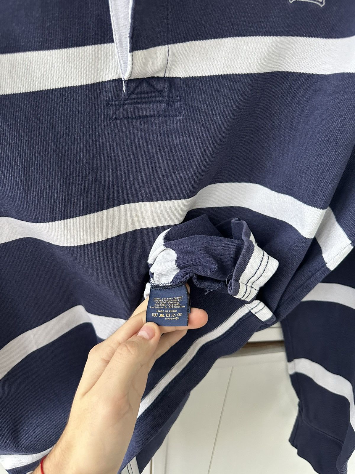 Polo Ralph Lauren Vintage Polo Ralph Lauren Rugby Sweatshirt “R” Logo Size US XL / EU 56 / 4 - 13 Thumbnail