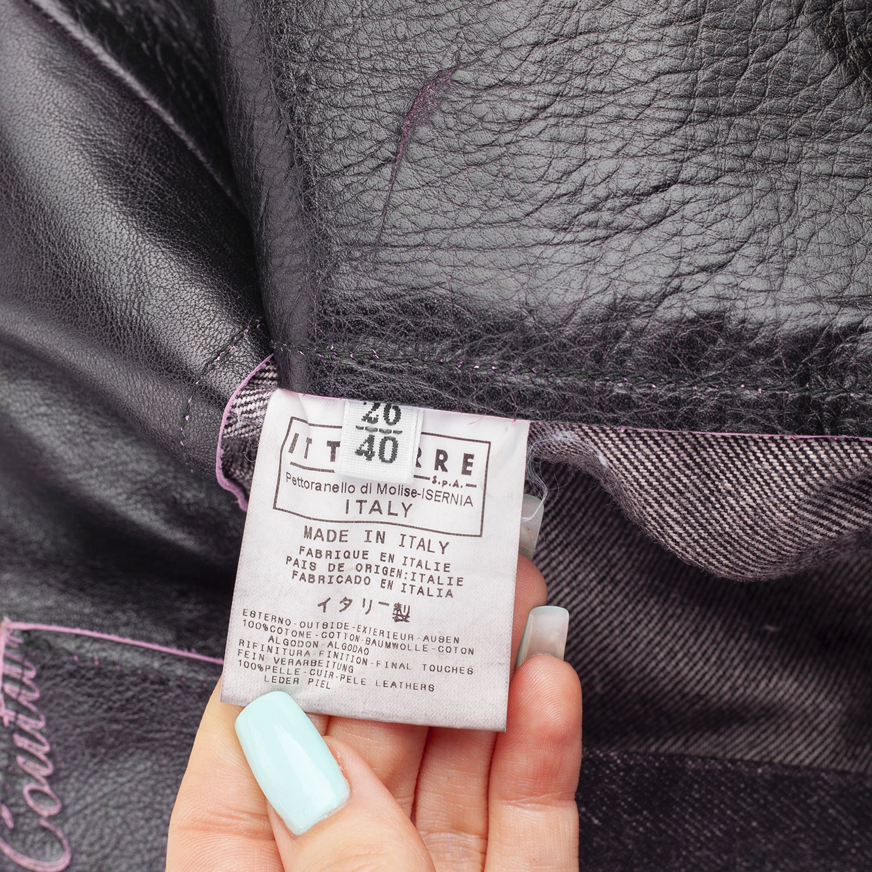 Versace Jeans Couture Versace Jeans Couture Black/Pink Acid Vintage Jeans Size 27" / US 4 / IT 40 - 4 Thumbnail