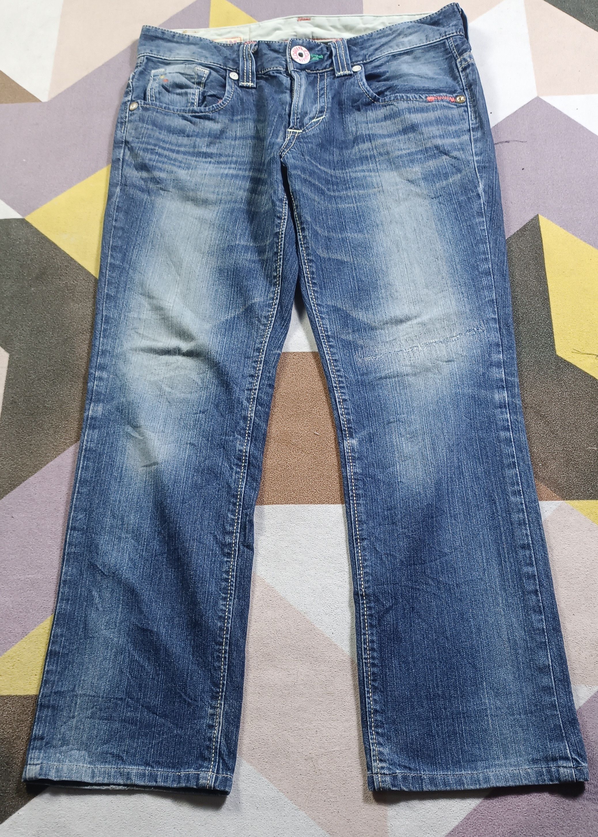 Edwin × If Six Was Nine Vintage🔥Edwin Exclusive Vintage Distressed Jeans Size 32" / US 10 / IT 46 - 1 Thumbnail