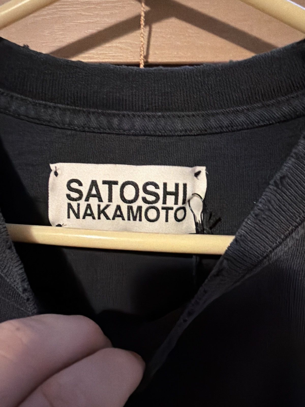 Satoshi Nakamoto Satoshi Nakamoto Tourist Tee (Washed Black) XL Size US XL / EU 56 / 4 - 4 Thumbnail