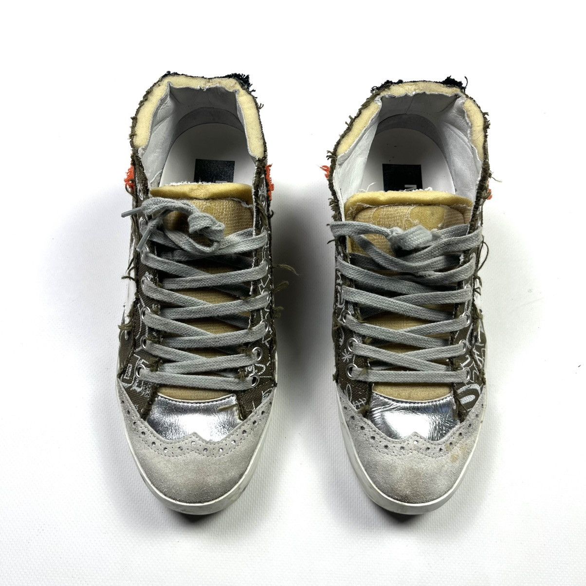 Golden Goose × Japanese Brand Golden Goose Deluxe Brand High-Top Sneakers Size US 8 / IT 38 - 3 Thumbnail
