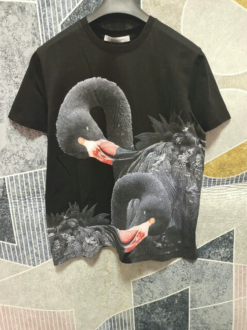 Givenchy Givenchy Summer New European Trendy Swan Flamingo Printed Size US L / EU 52-54 / 3 - 1 Thumbnail