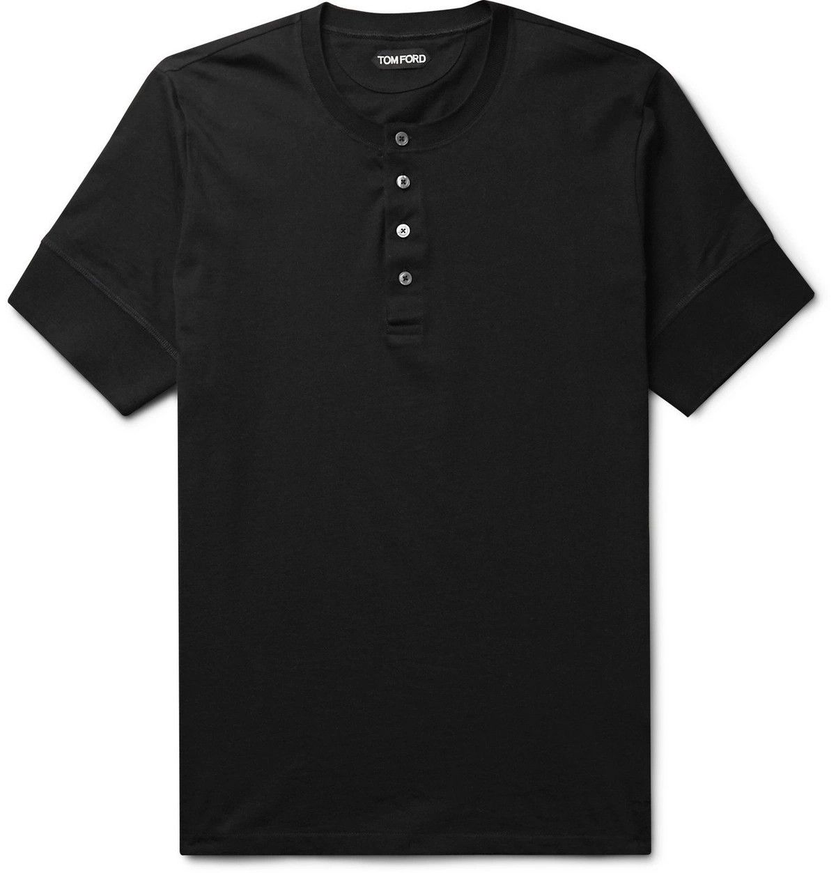 Tom Ford o1loc1c0525 JHS003 T-Shirt in Balck Size US S / EU 44-46 / 1 - 1 Thumbnail