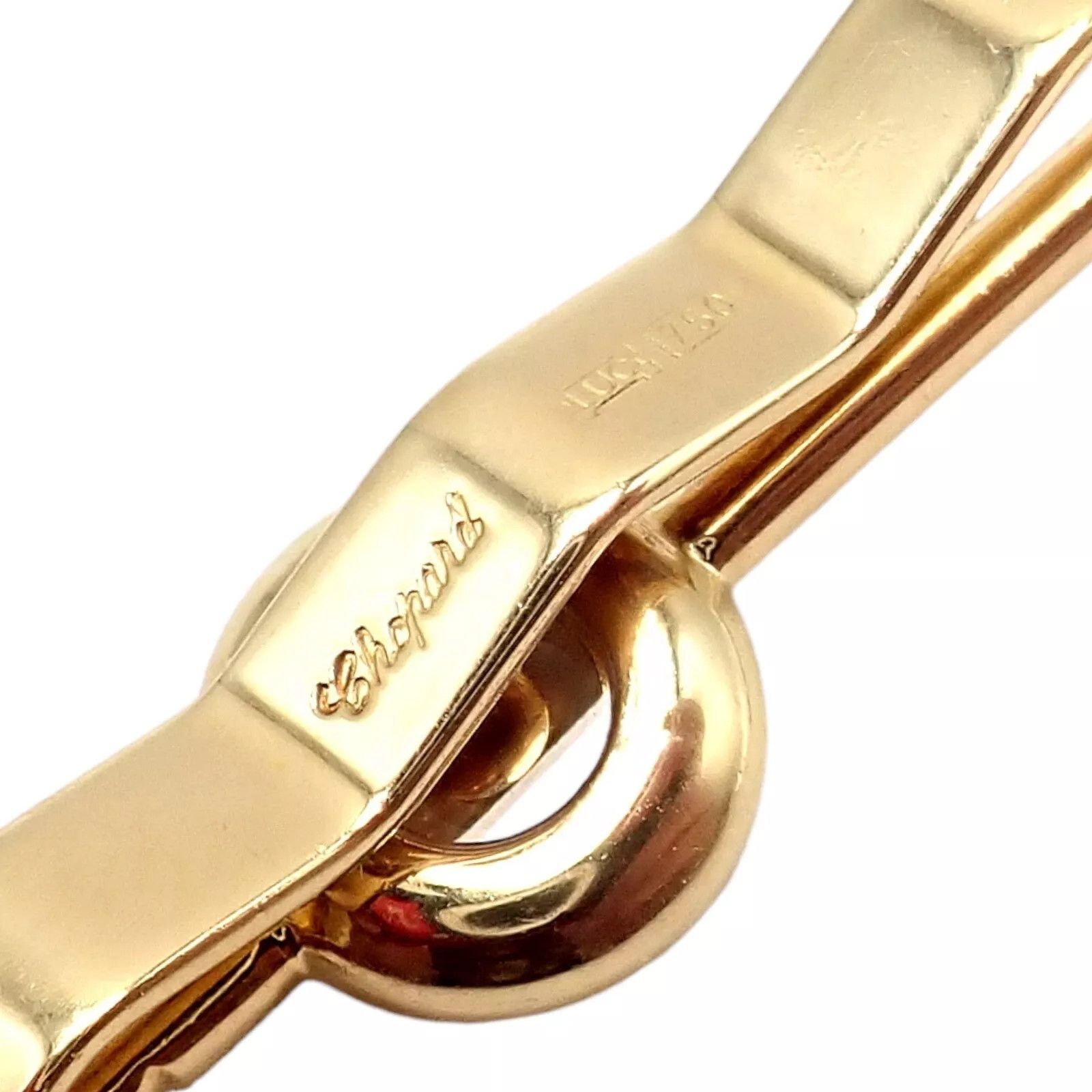 Chopard 18k Yellow Gold Happy Diamond Golf Club Tie Clip Size ONE SIZE - 4 Thumbnail