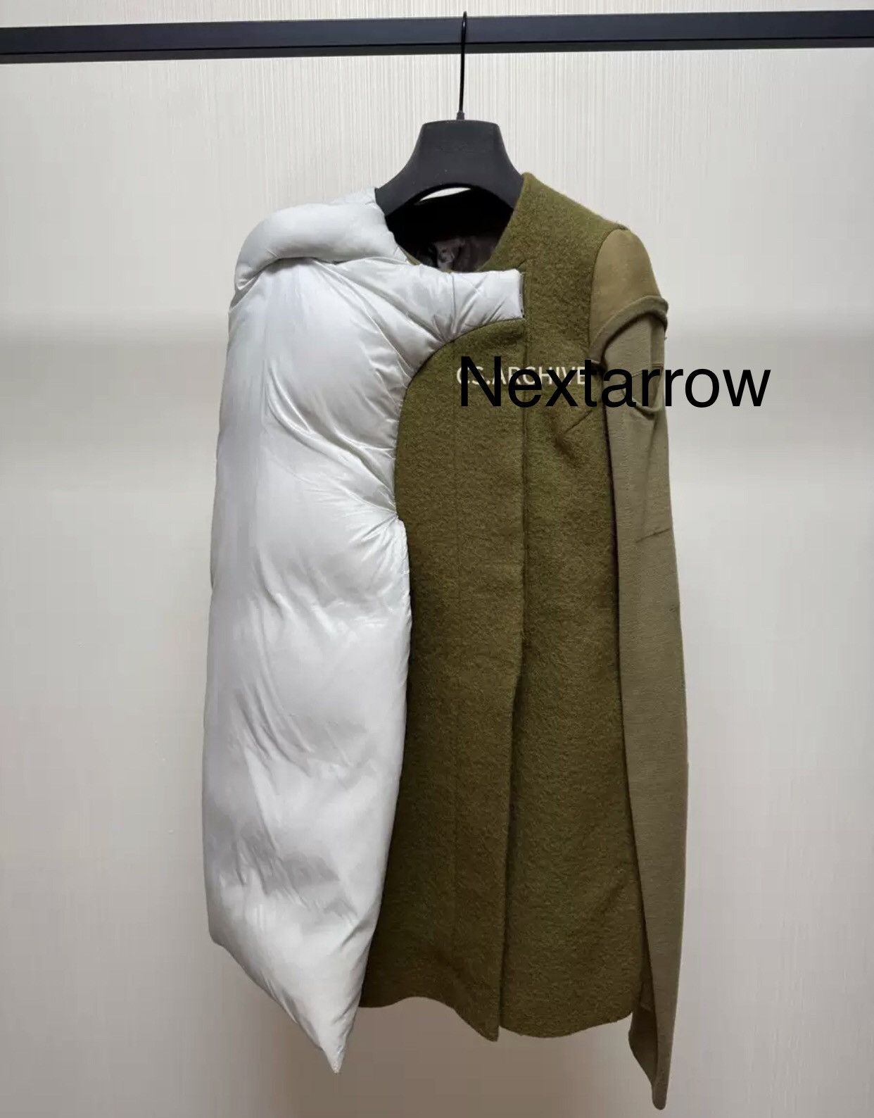 Rick Owens Rick owens17FW show style spliced down tracksuit cotton coat Size US M / EU 48-50 / 2 - 1 Thumbnail