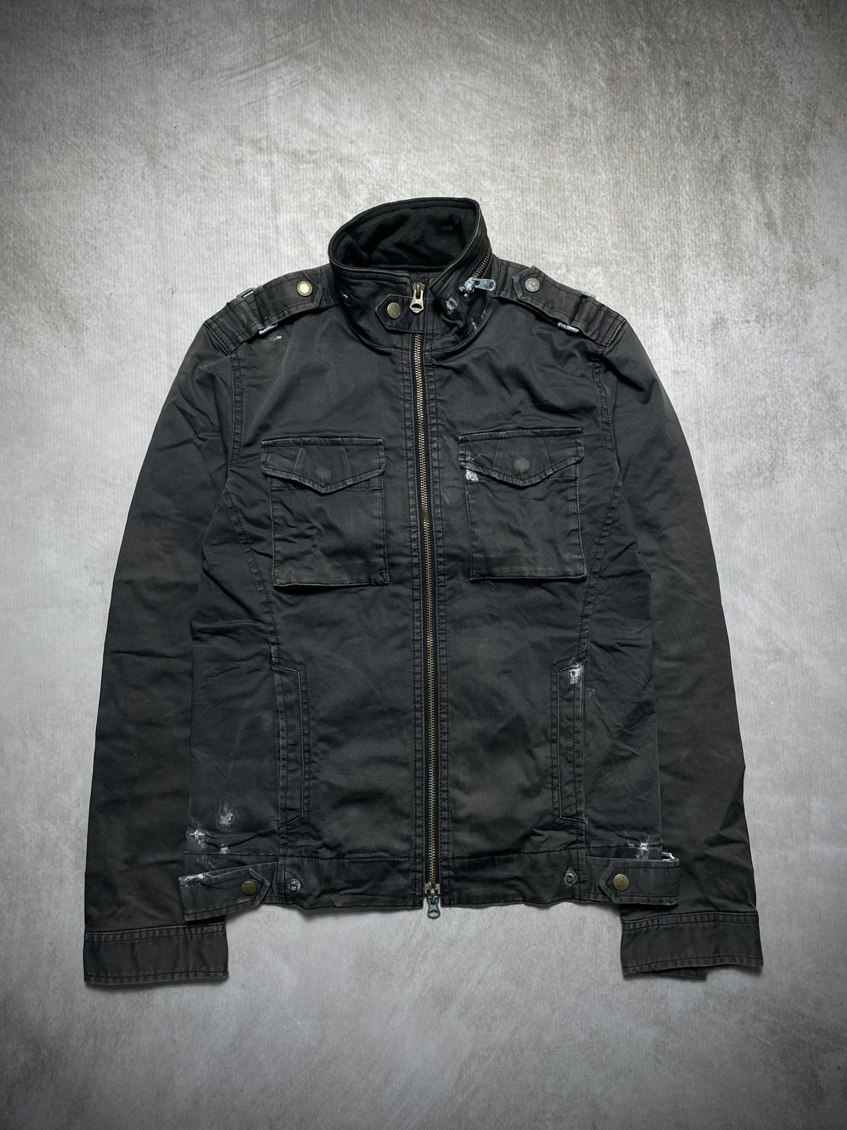 14th Addiction 2000’s Rattle Trap - Faded Cyber Riders Jacket Size US M / EU 48-50 / 2 - 1 Thumbnail