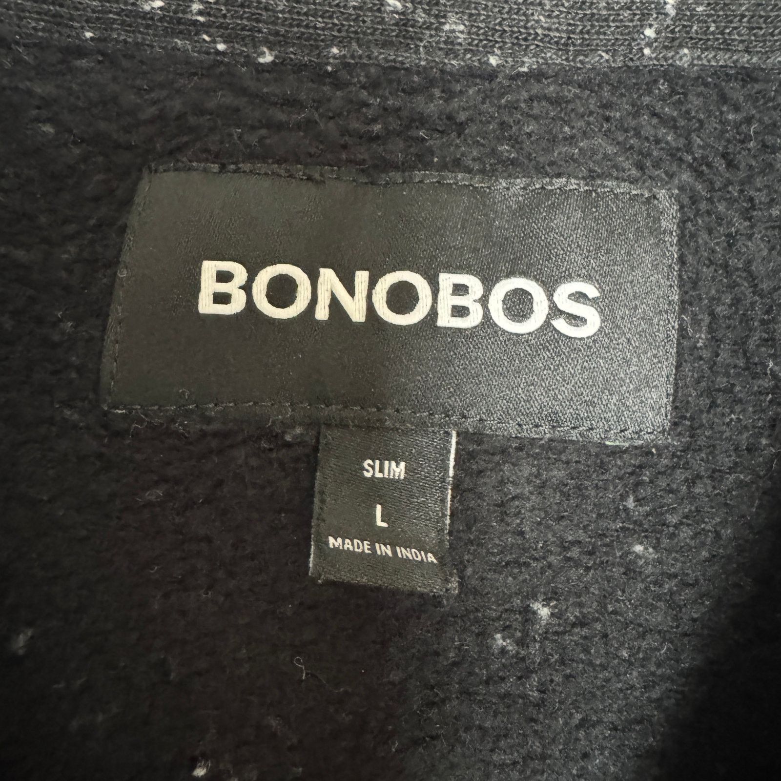 Bonobos Bonobos Men’s Slim Fit Black Speckled Shirt Jacket – Size L Size US L / EU 52-54 / 3 - 4 Thumbnail