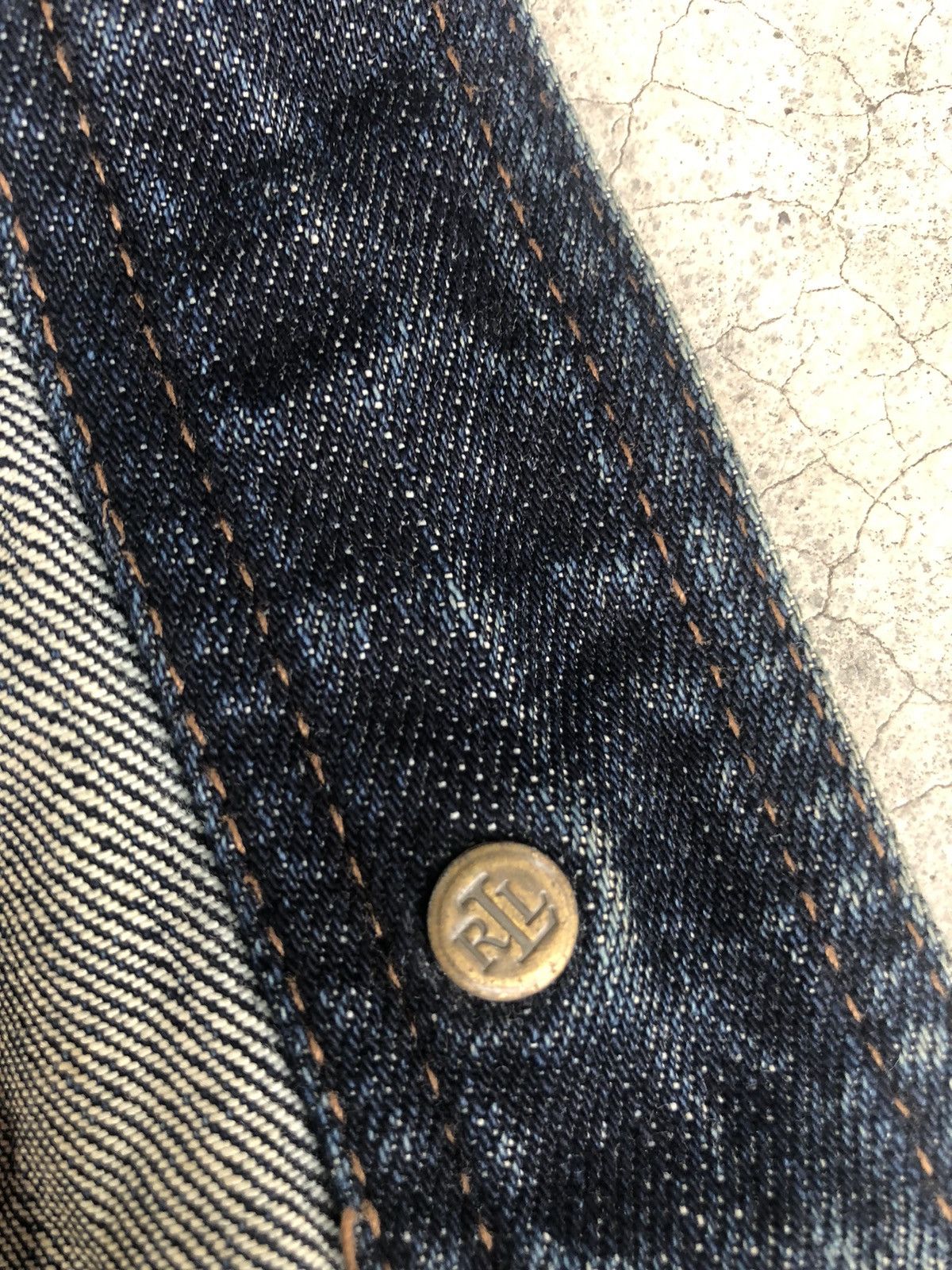 Lauren Ralph Lauren Ralph Lauren Denim Jacket Distressed Denim Size US L / EU 52-54 / 3 - 19 Thumbnail