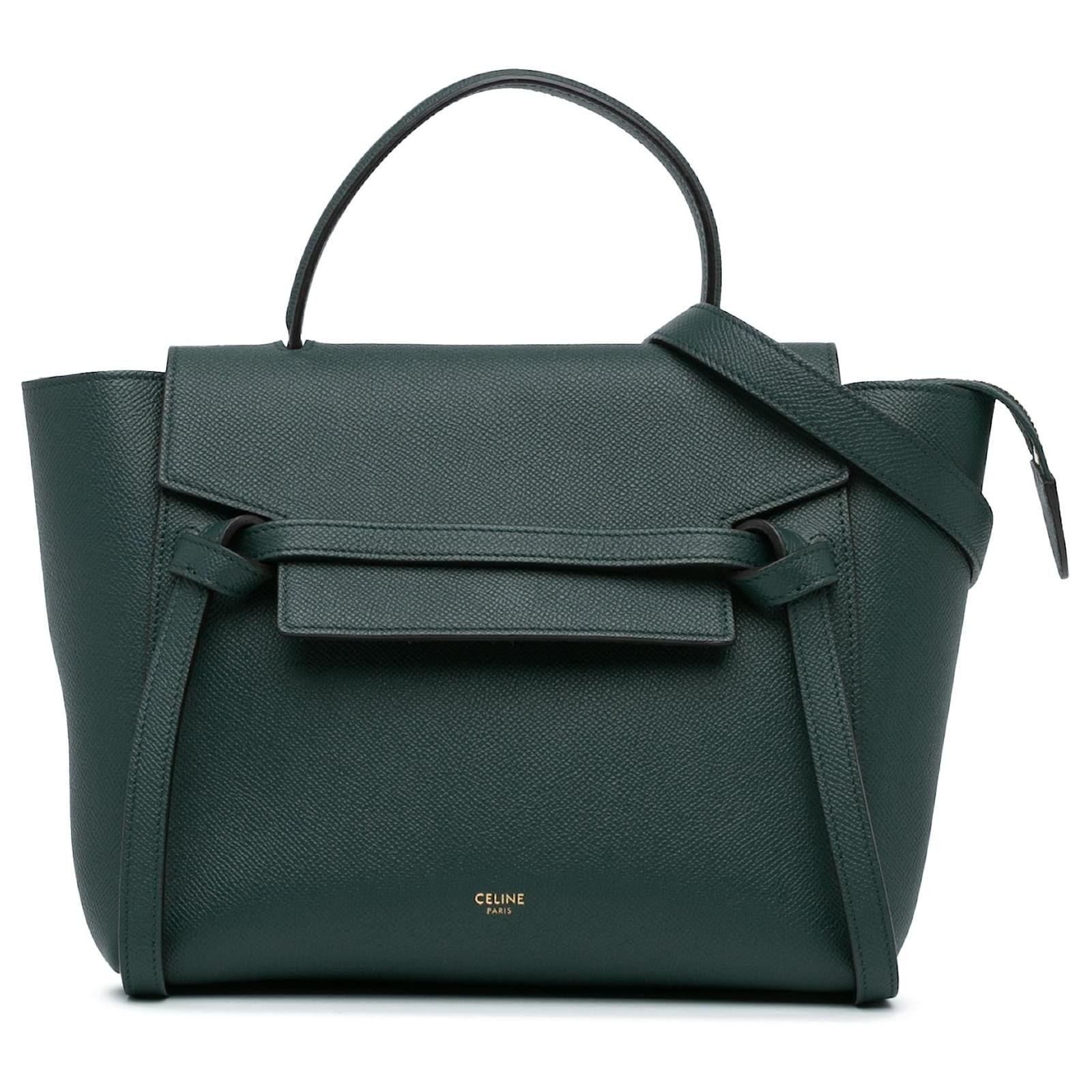 Celine o1bcso1str0225 Size: OS / 176103ZVA Belt Bag in Green Size ONE SIZE - 1 Thumbnail