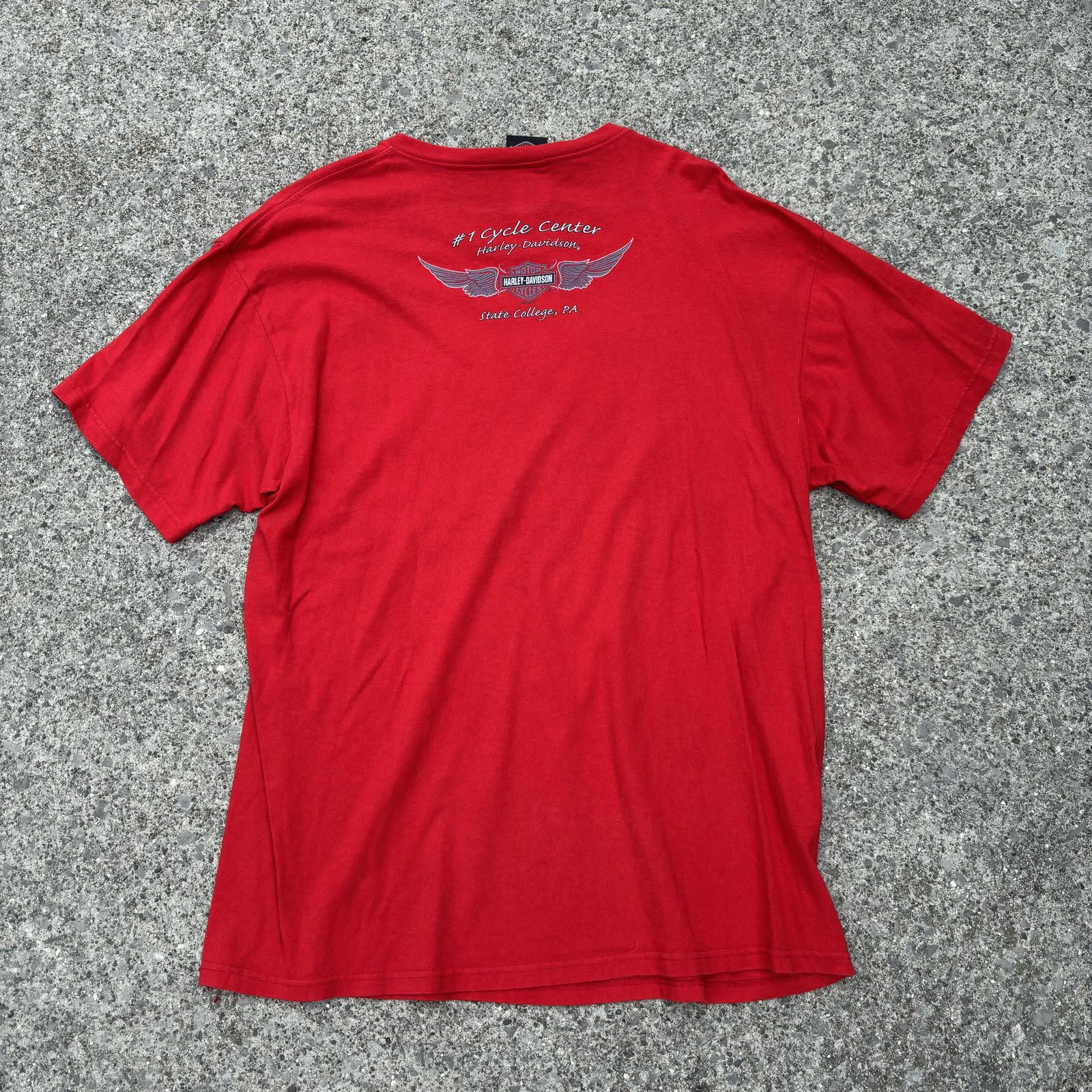 Harley Davidson Vintage Harley-Davidson Red Graphic T-shirt - size XL Size US XL / EU 56 / 4 - 3 Thumbnail