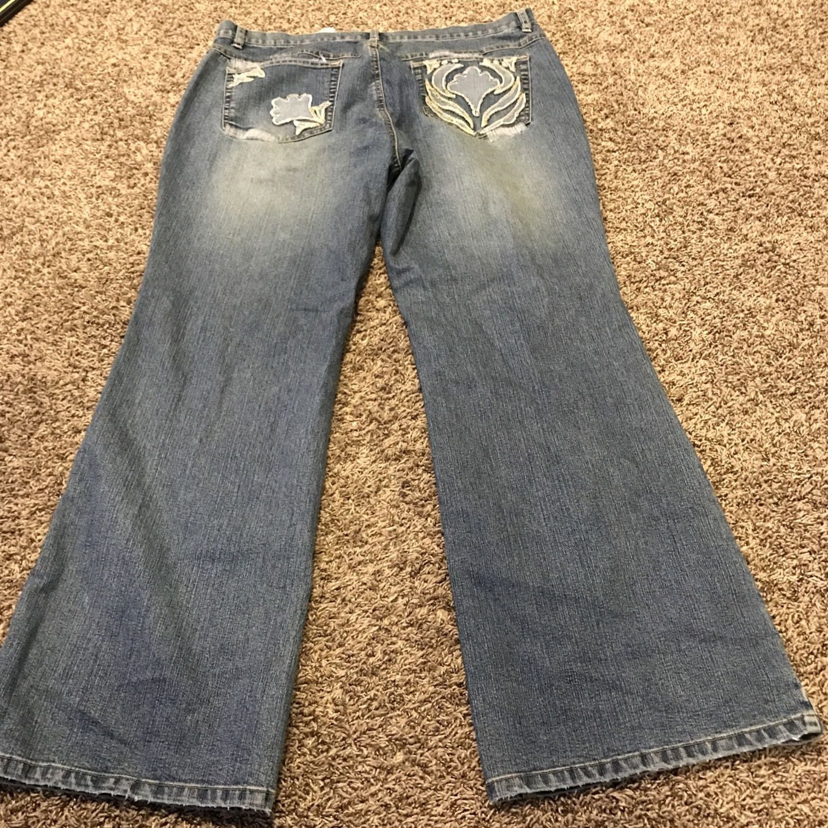 Vintage Tint Jeans Womens 16 Blue brand size cotton blend denim a18 Size 38" / US 16 / IT 52 - 4 Thumbnail