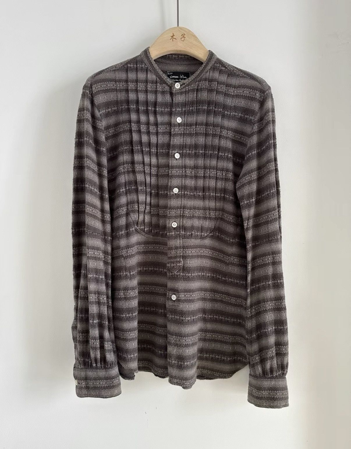 Number (N)ine Number Nine 08ss front pleated shirt birds Size US M / EU 48-50 / 2 - 2 Thumbnail