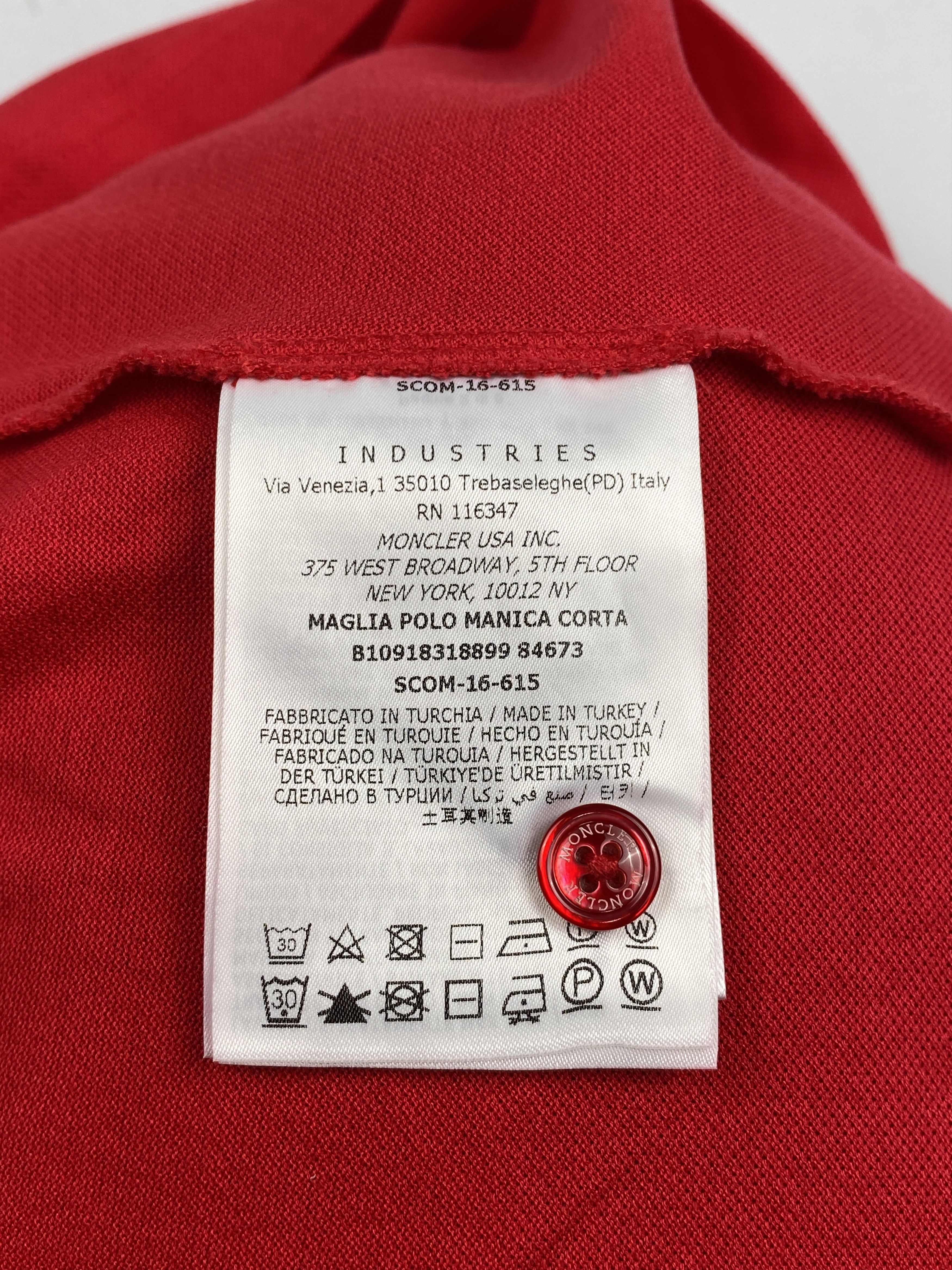 Moncler Tricolor Logo Patch Polo Shirt Size US M / EU 48-50 / 2 - 13 Thumbnail