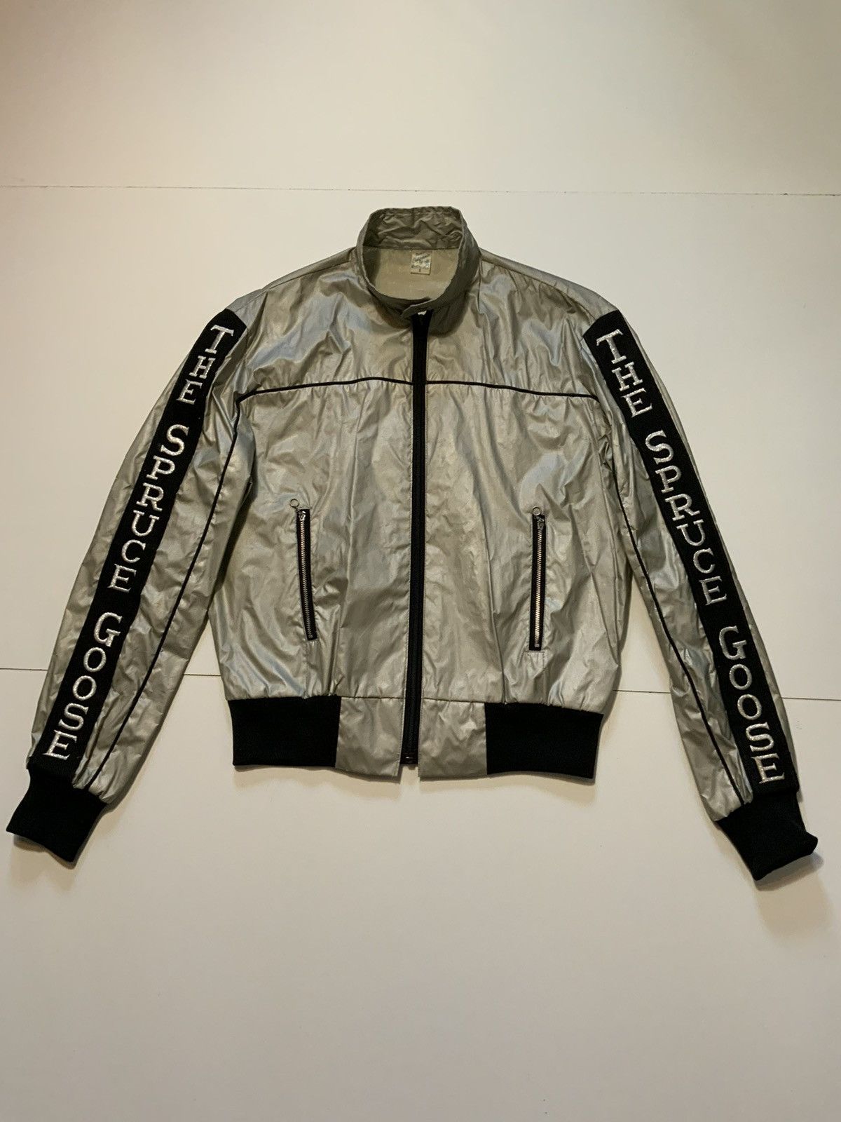 Vintage The Spruce Goose Hughes H-4 Hercules Aviation Jacket