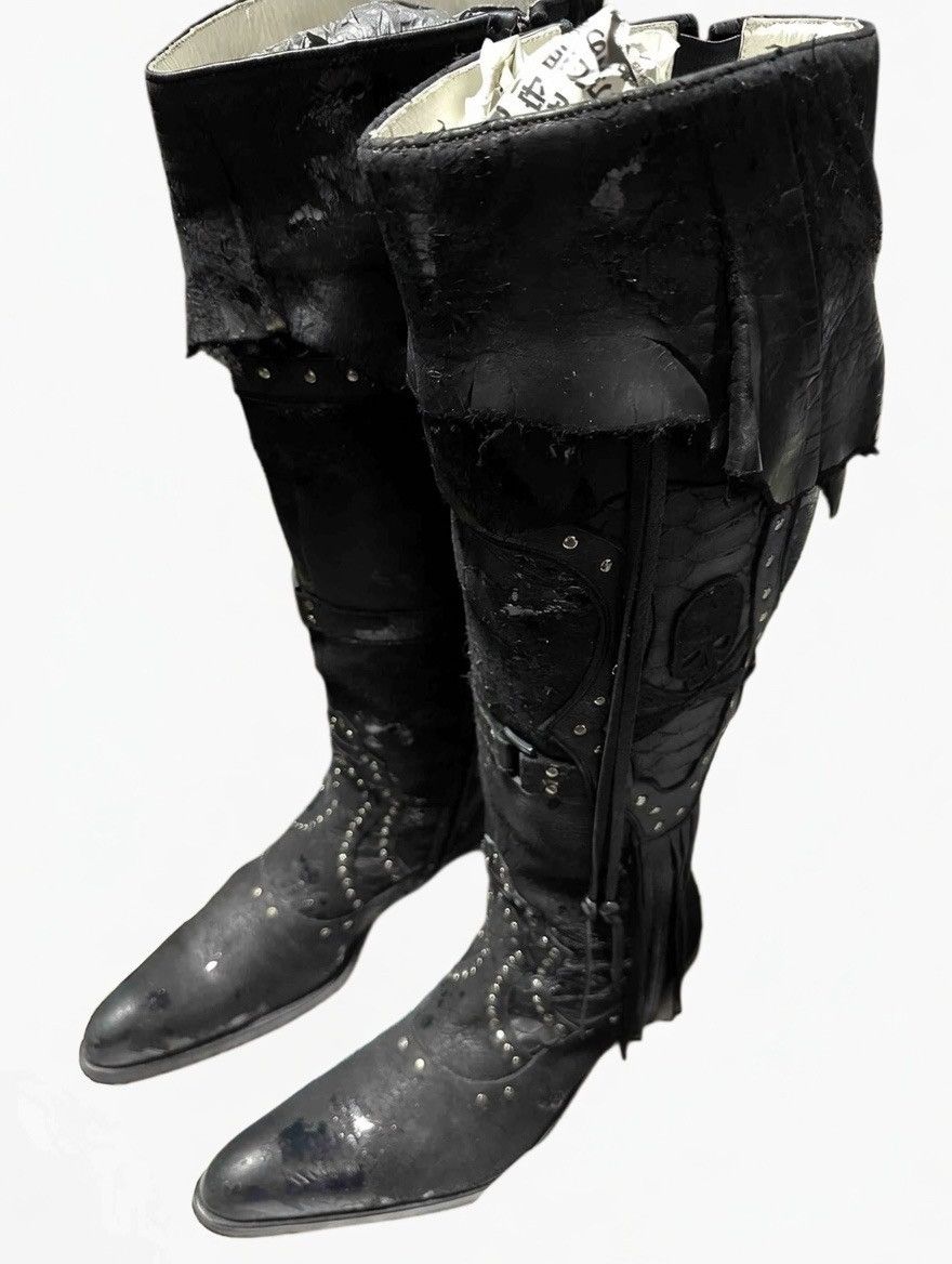 Roen Hiromu Takahara Deerskin Leather Boots Size US 10 / EU 43 - 2 Thumbnail