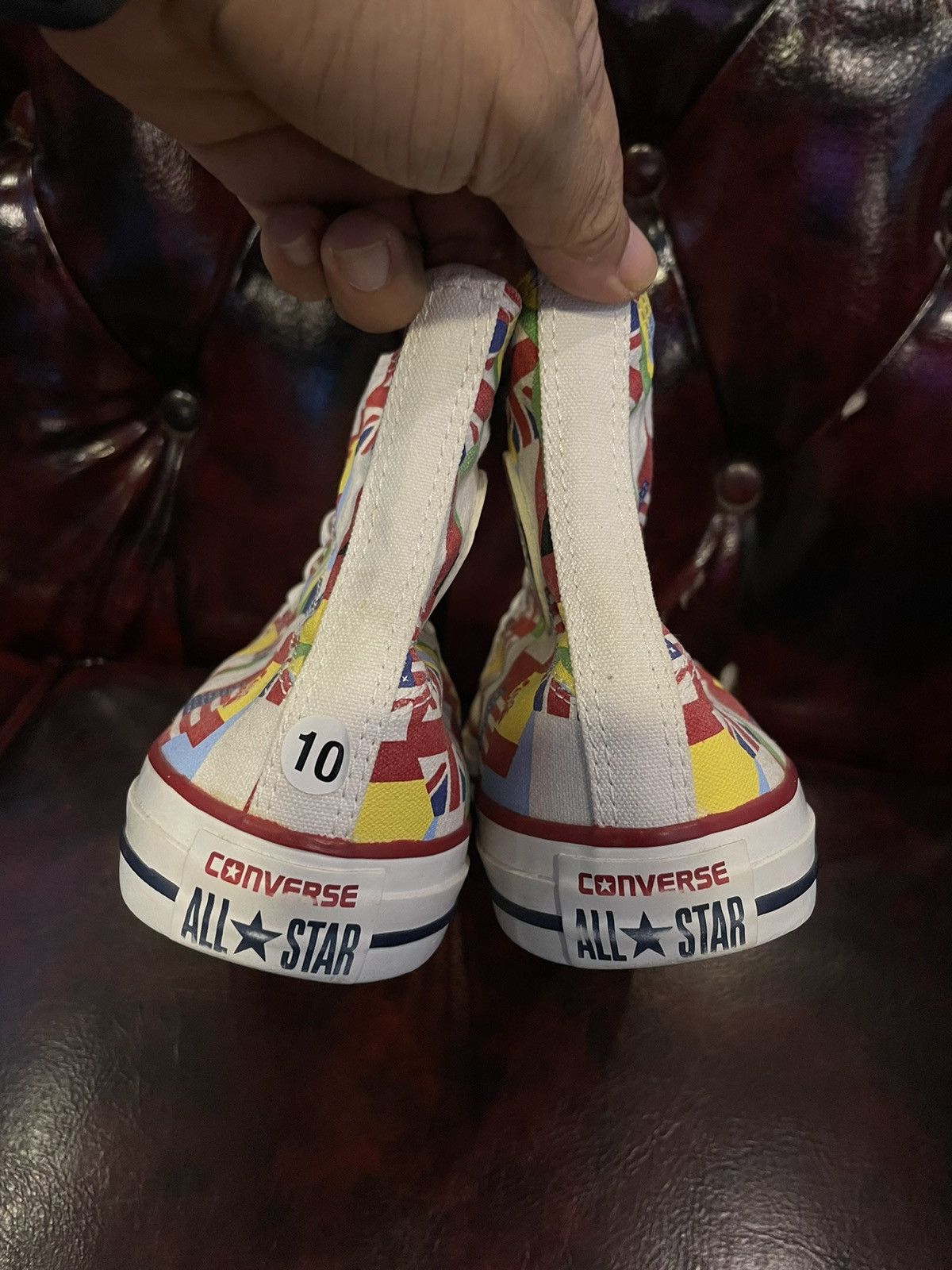 Converse Converse All Star Unisex All Nations Flags World Size US 10 / EU 43 - 7 Thumbnail