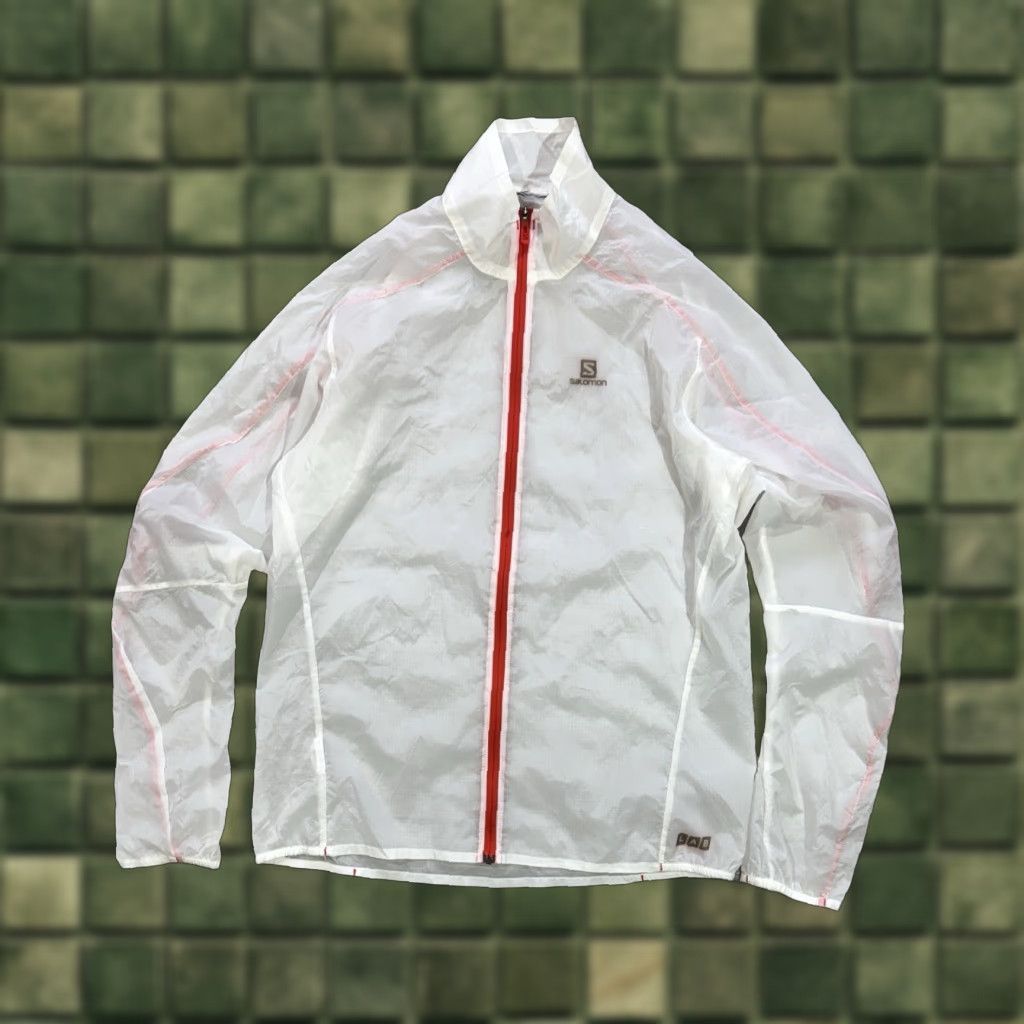 Salomon Salomon S Lab Clima Wind Ultra Light Running Jacket Women’s S/M Windbreaker White Women Size S / US 4 / IT 40 - 1 Thumbnail