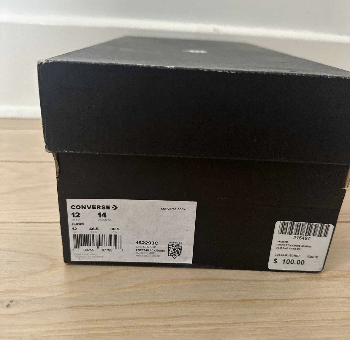 Converse × Dover Street Market Converse Dover Street Market One Star Ox Egret Size 12 Size US 12 / EU 45 - 7 Thumbnail