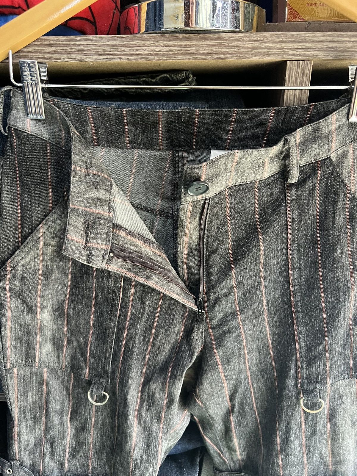 If Six Was Nine 🔥Sun Faded Caravan Punk Seditionaries Bondage Pant Size US 28 / EU 44 - 9 Thumbnail