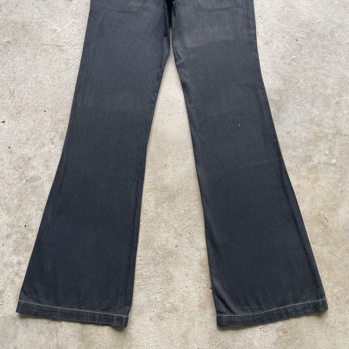 Japanese Brand Vintage UnionBay Japan Black FLARE Trousers Casual Pants Size US 31 - 10 Thumbnail