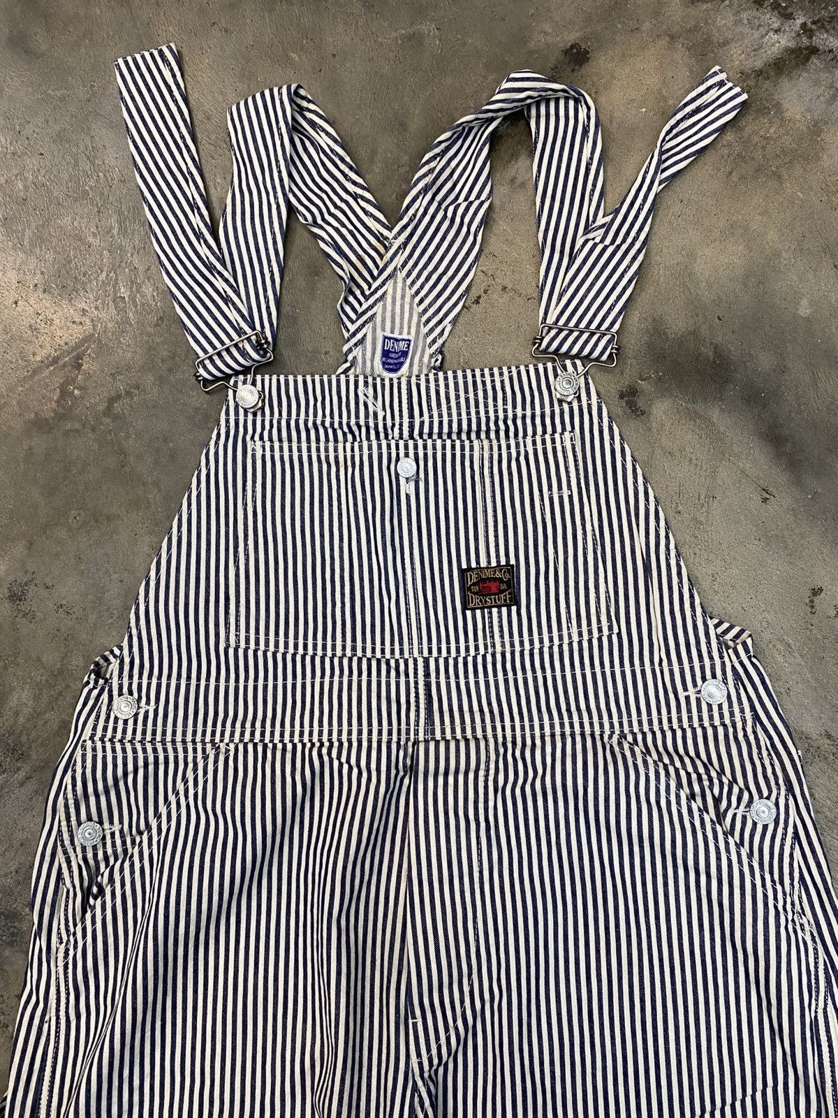 Denime × Designer × Japanese Brand Vintage denime hickory overal 90s best on brand Size US 33 - 2 Thumbnail