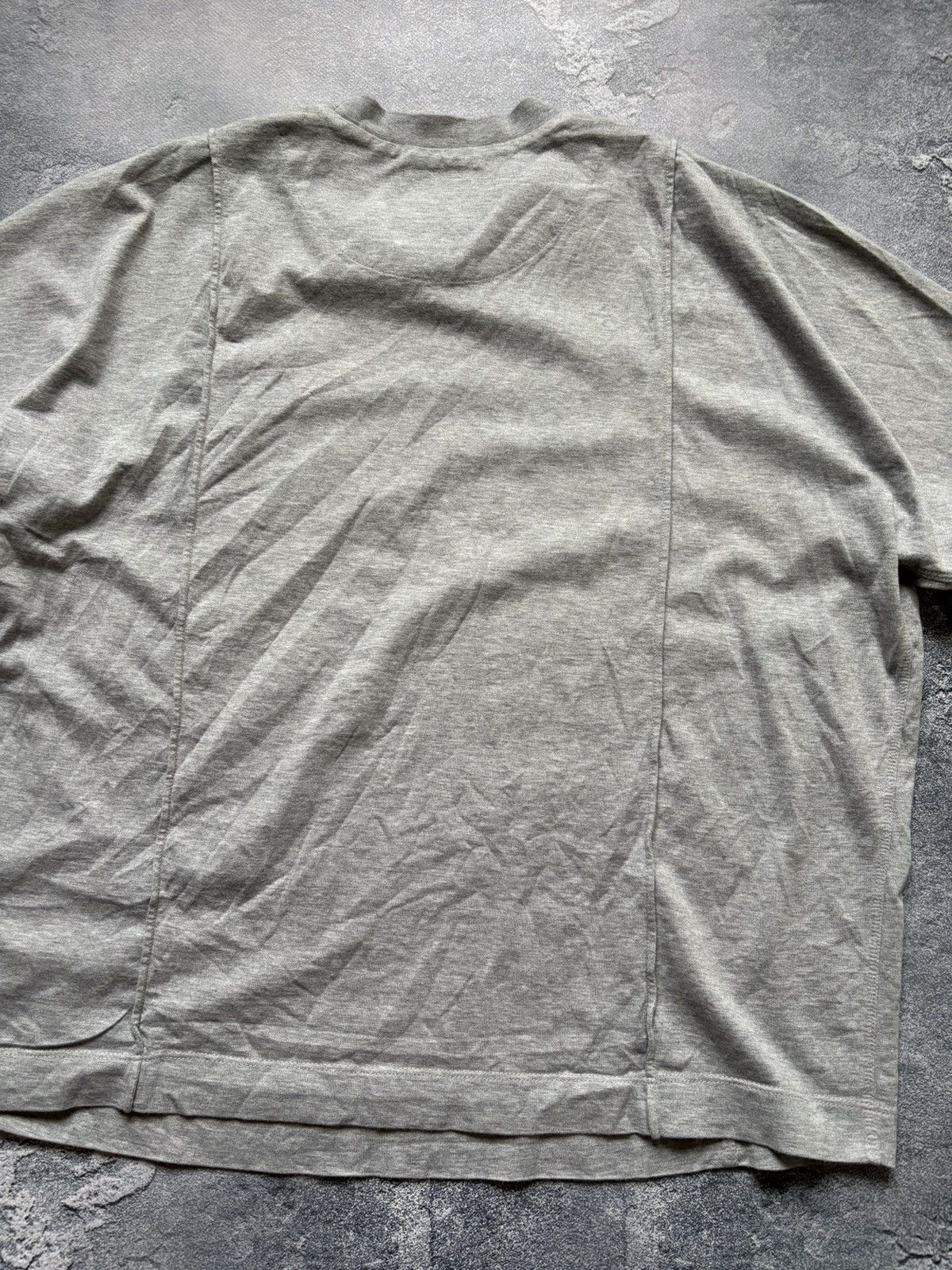 Y-3 Adidas Y-3 Yohji Yamamoto Logo Oversized Gray T-Shirt Size M Size M / US 6-8 / IT 42-44 - 6 Thumbnail