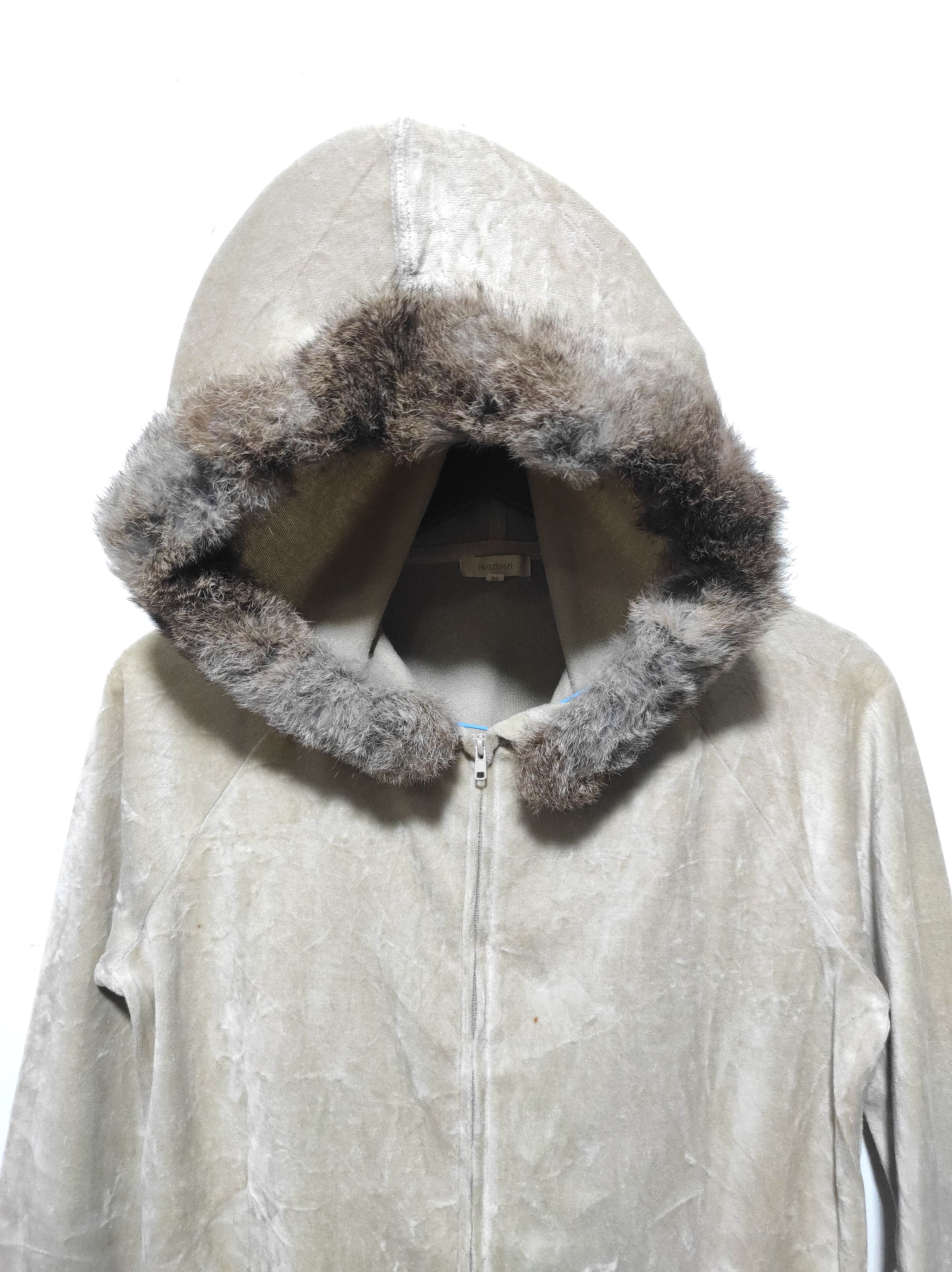 Hysteric Glamour HUs Hush Zipper Fur Hoodie i6w9 Lgb Style Size S / US 4 / IT 40 - 3 Thumbnail