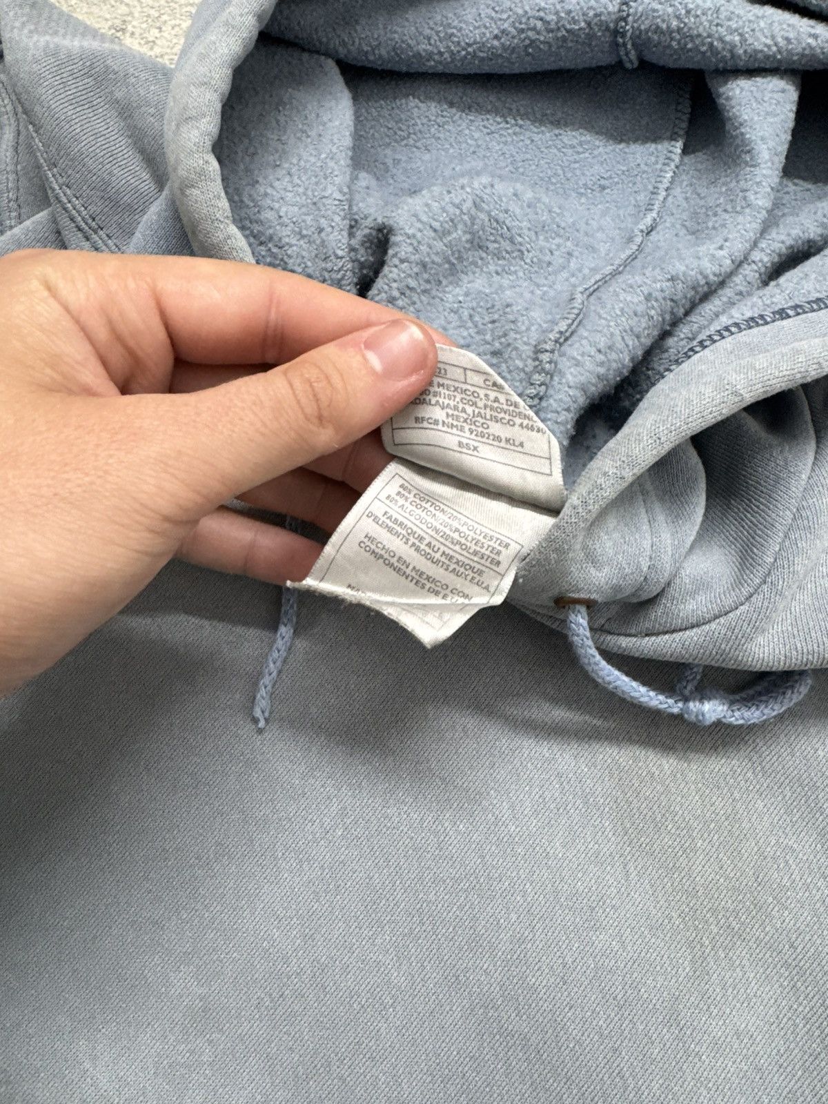 Nike Y2K Faded Nike Drill Center Swoosh Hoodie Travis Style 90’s Size US L / EU 52-54 / 3 - 11 Thumbnail