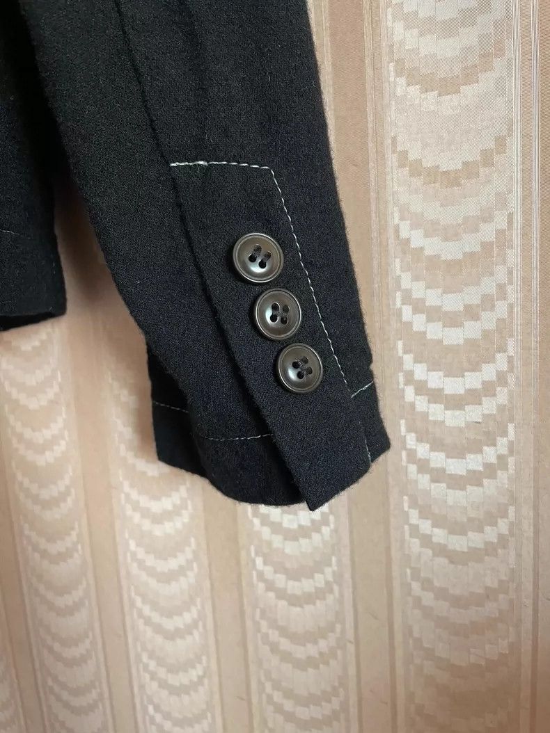 Y's Y's Black open-line wool jacket Size US M / EU 48-50 / 2 - 4 Thumbnail