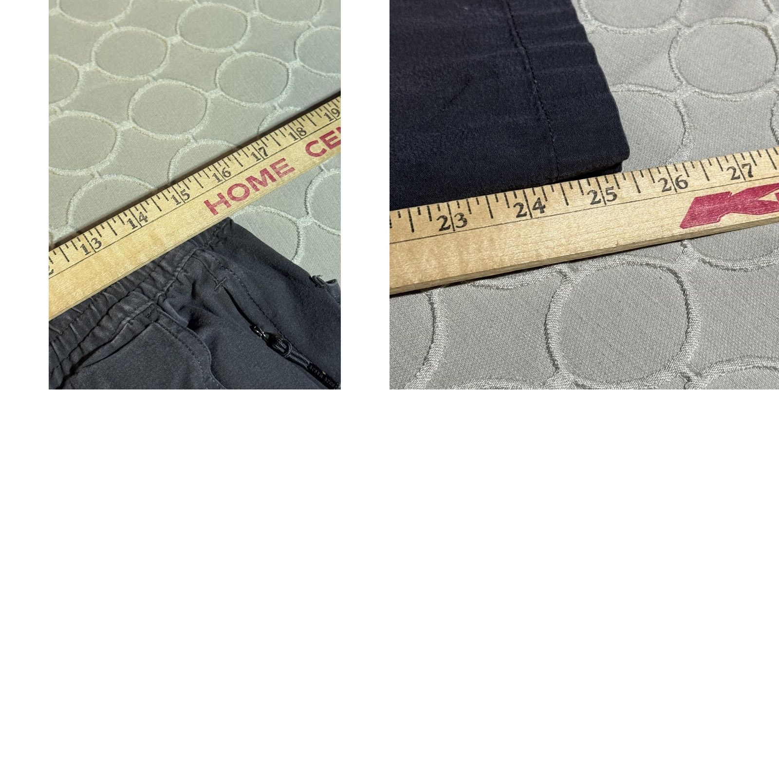 Buck Mason Buck Mason Pants Mens Medium 32-33 Gray Elastic Drawstring Nylon Stretch BM14053 Pants Adjustable Waist Pockets Casual Travel Regular Inseam 25in Size US 31 - 8 Thumbnail