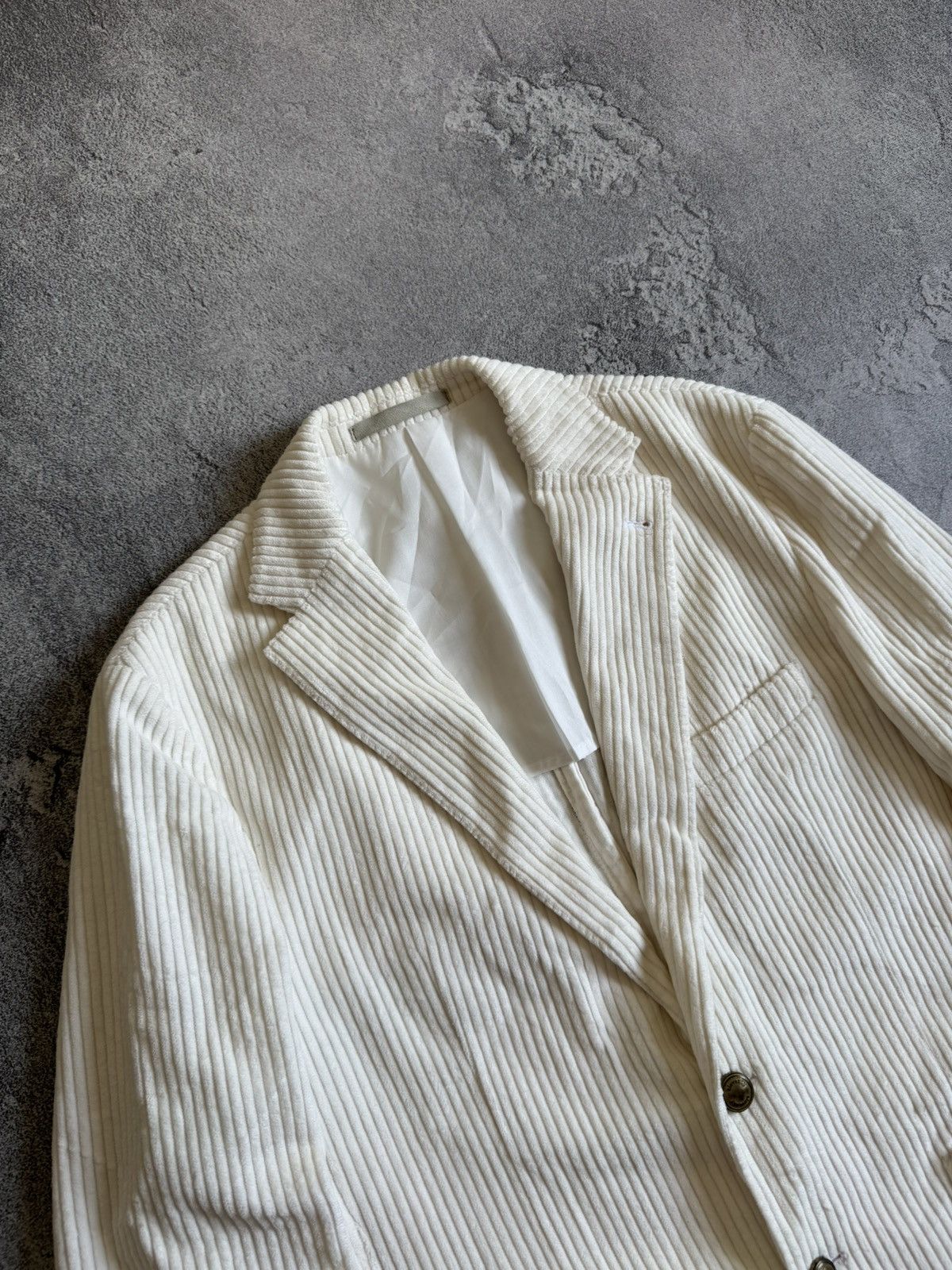 Eleventy Eleventy 50size velour velvet button up blazer jacket luxury Size US M / EU 48-50 / 2 - 2 Thumbnail