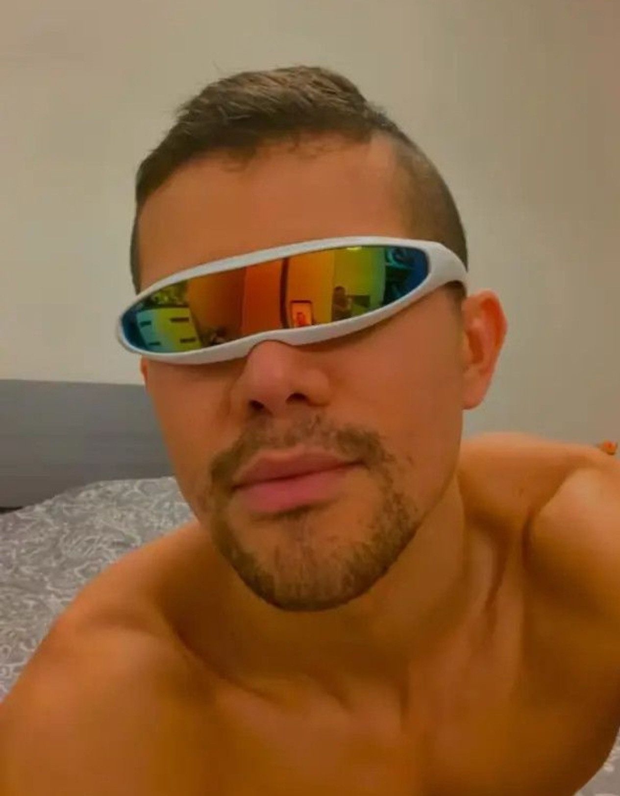Other Futuristic Narrow Cyclops Visor Sunglasses Size ONE SIZE - 1 Thumbnail