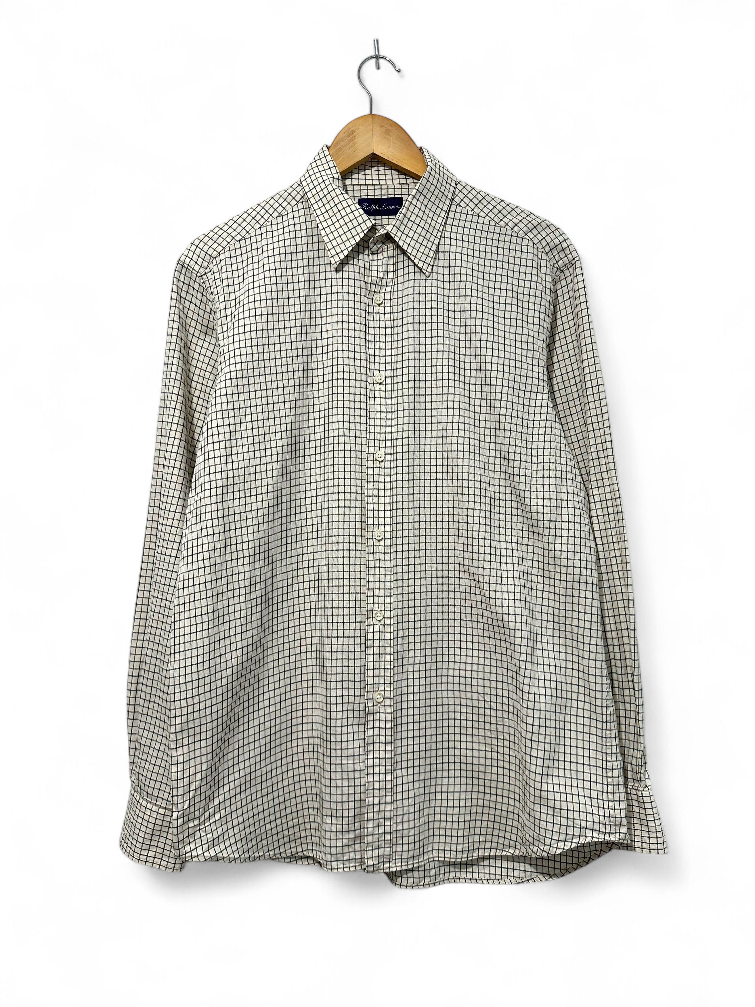 Ralph Lauren Purple Label Ralph Lauren Purple Label Check Shirt 16-L Size US L / EU 52-54 / 3 - 1 Thumbnail