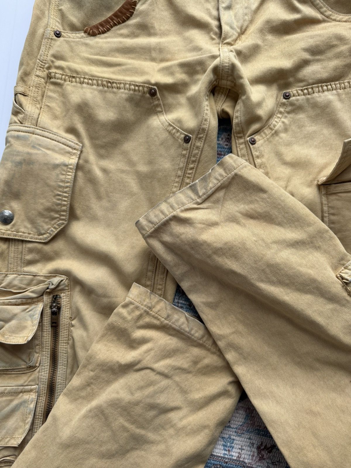 Ralph Lauren Archive 90s Ralph Lauren Canoeing Athletic Multipocket Pants Size US 29 - 14 Thumbnail