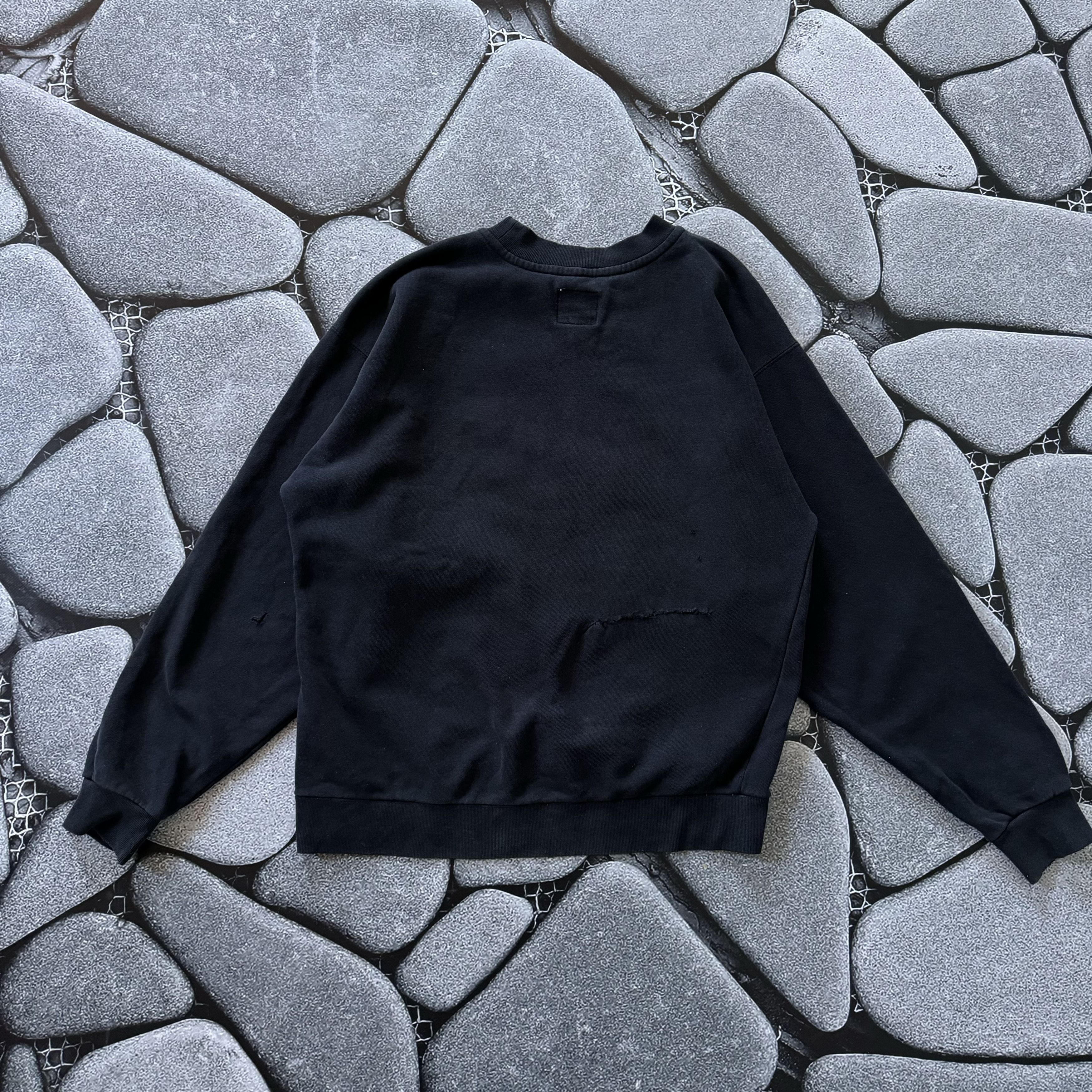 Nike × Vintage NIKE VINTAGE BIG SWOOSH DISTRESSED SWEATSHIRT Y2K Size US S / EU 44-46 / 1 - 6 Thumbnail
