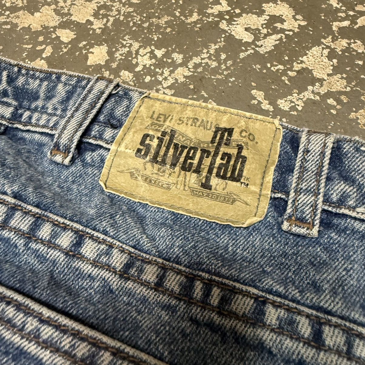 Levi's Vintage Levi’s Silvertab Light Wash Baggy Blue Jeans Pants Size US 28 / EU 44 - 6 Thumbnail